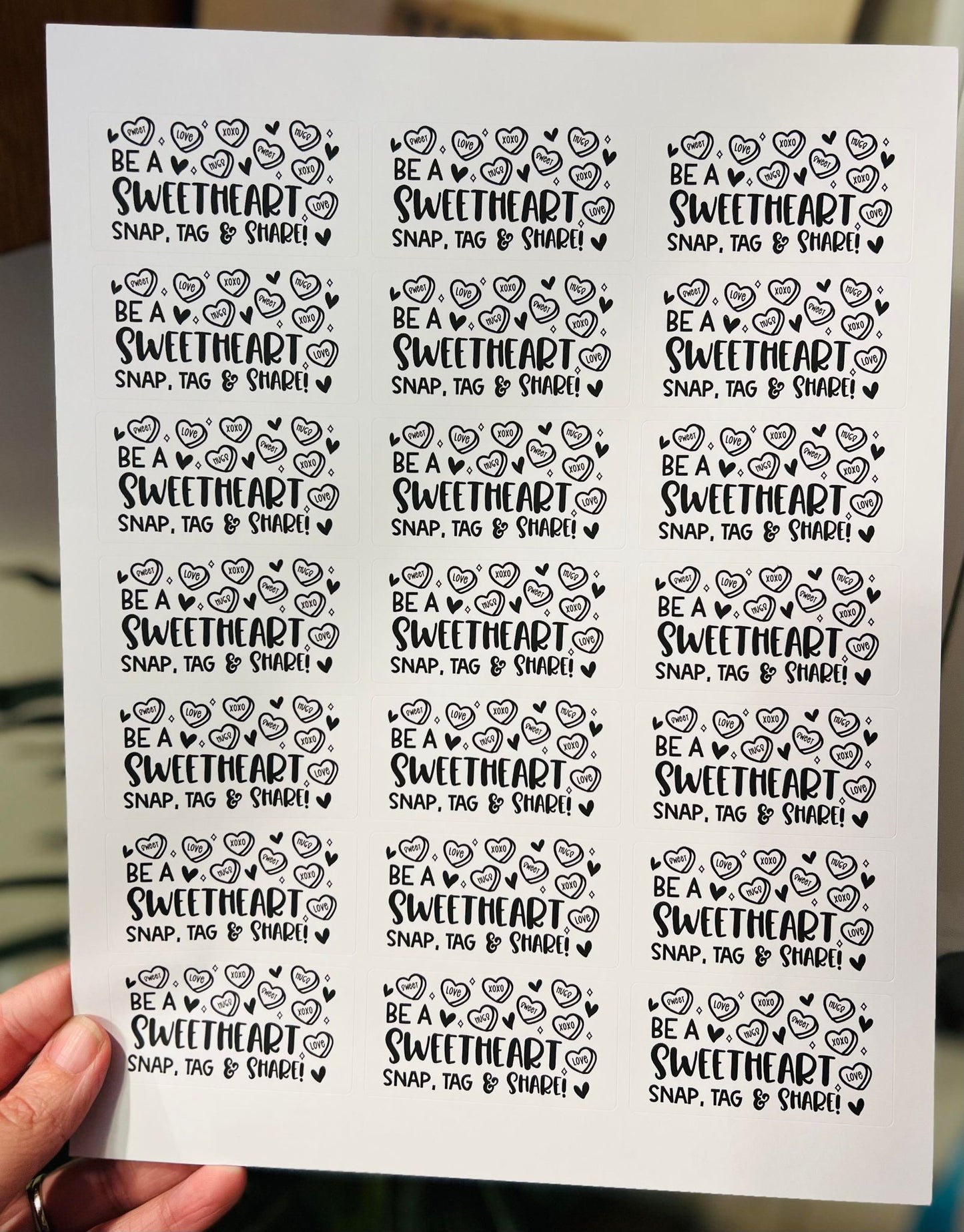 #719 - Be a sweetheart.