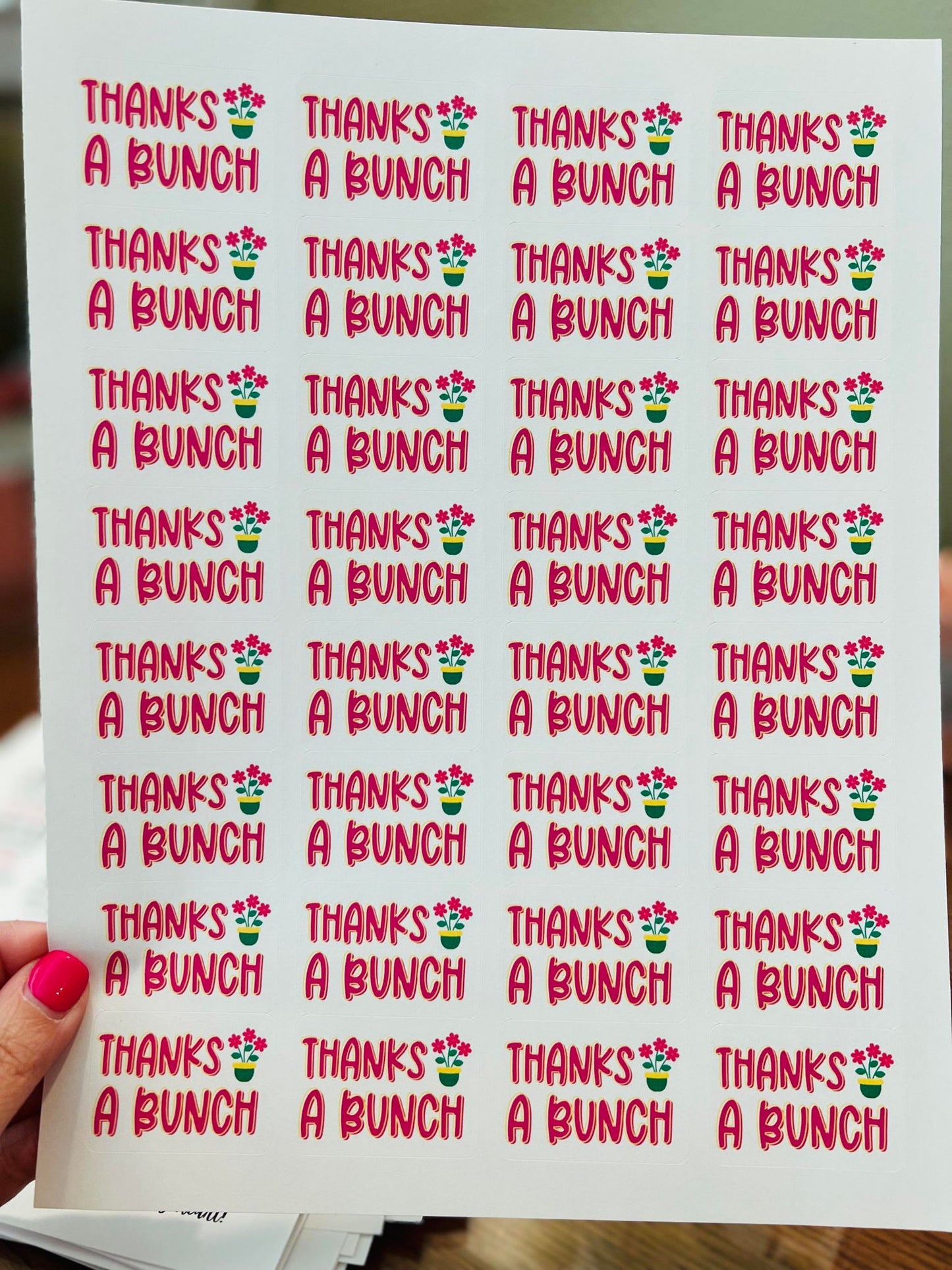 #632 - Thanks A Bunch 1.75X1 - New Release