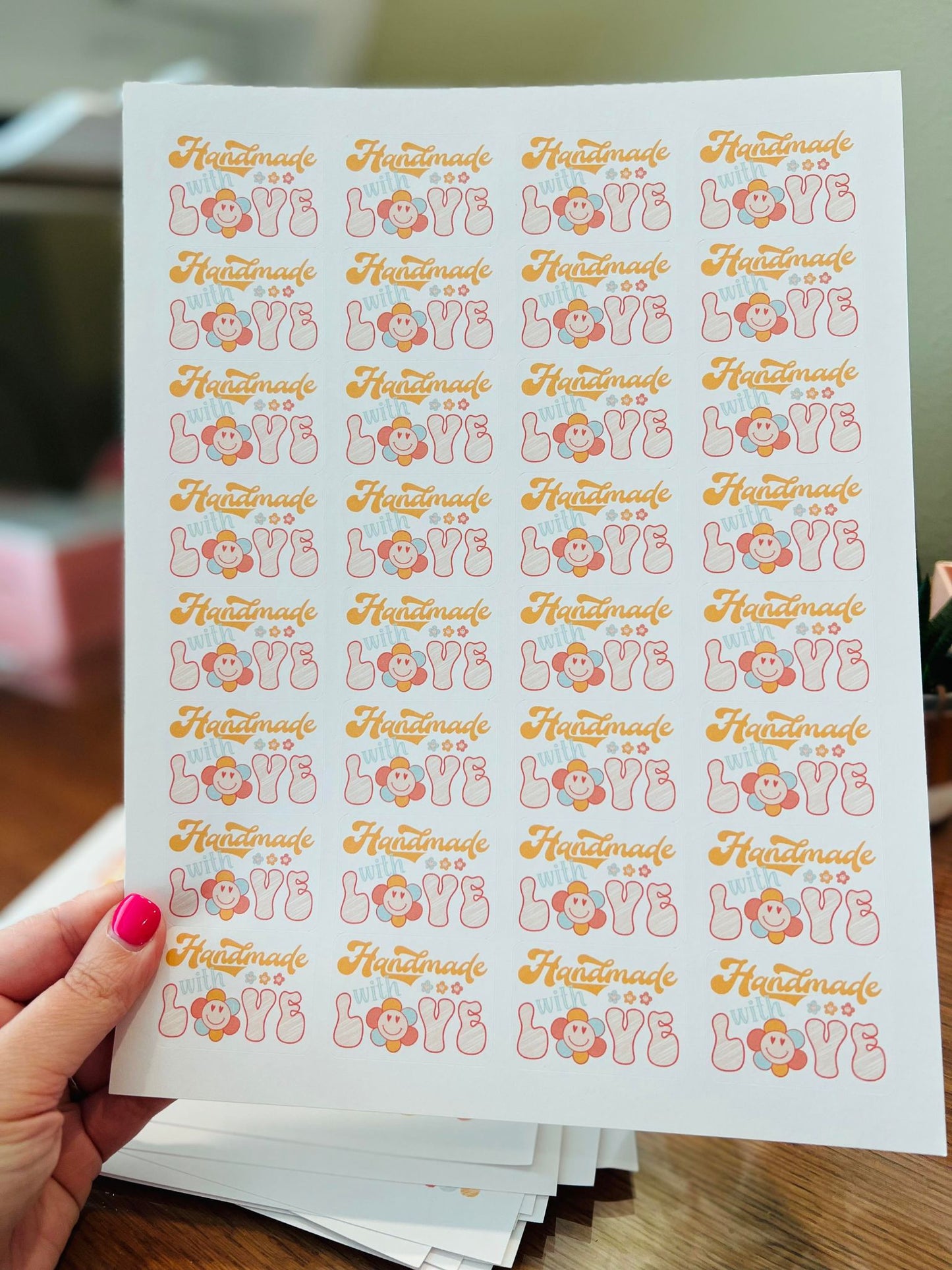 #642 - Handmade With Love 1.75X1 - New Release