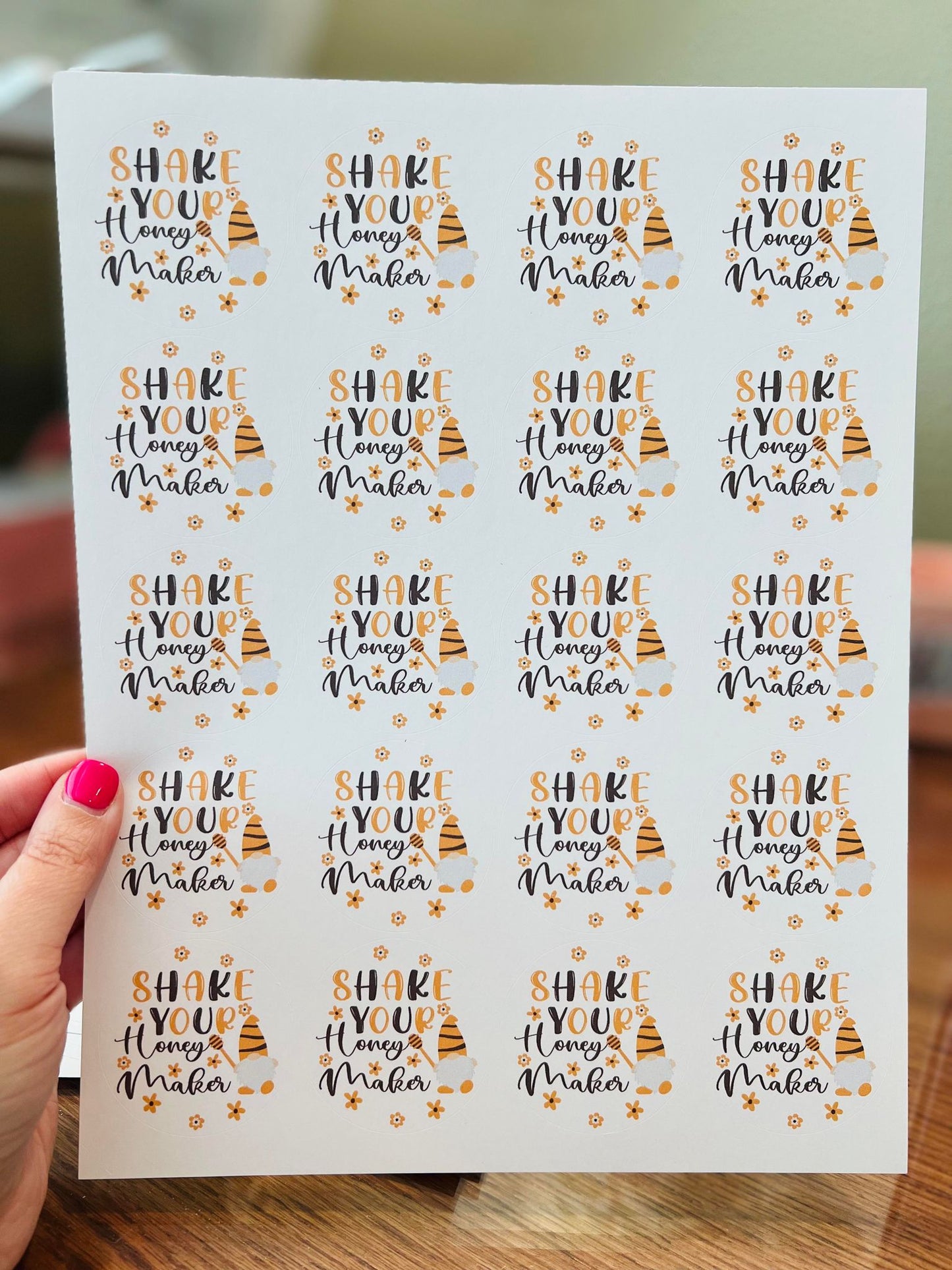 #653 - Shake Your Honey Maker 2 inch round - New Release