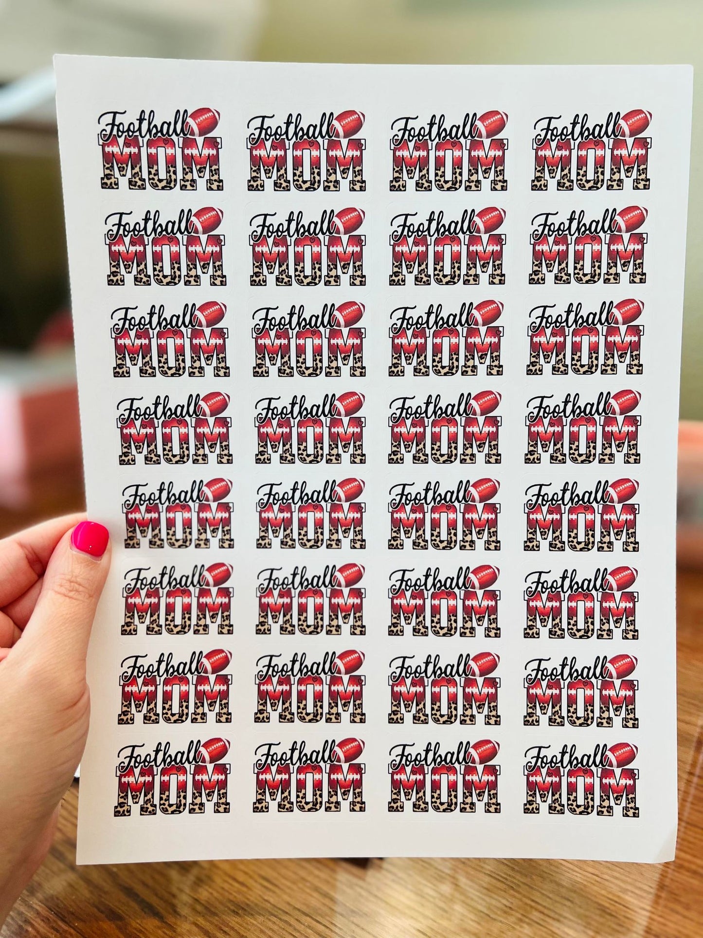 #658 - Football Mom 1.75x1 - New Release