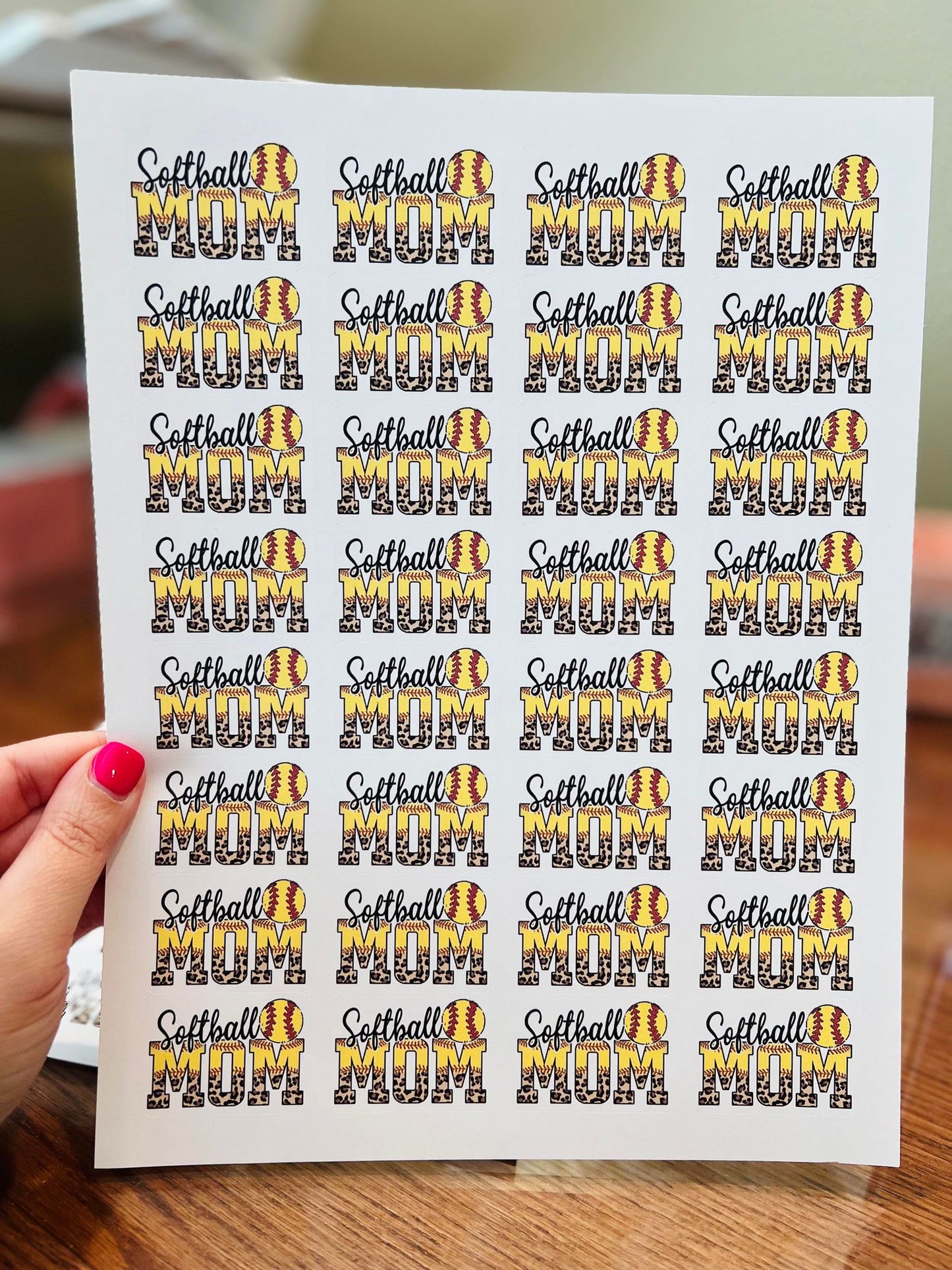 #660 - Softball Mom 1.75x1 - New Release