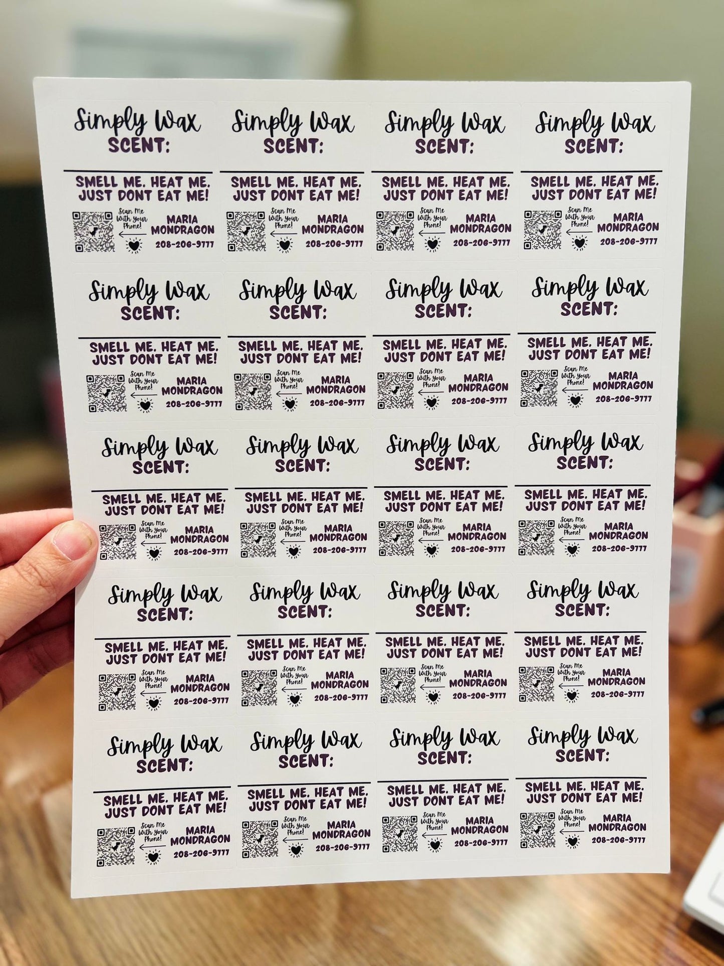 674 - Simply Wax 2x2 Info