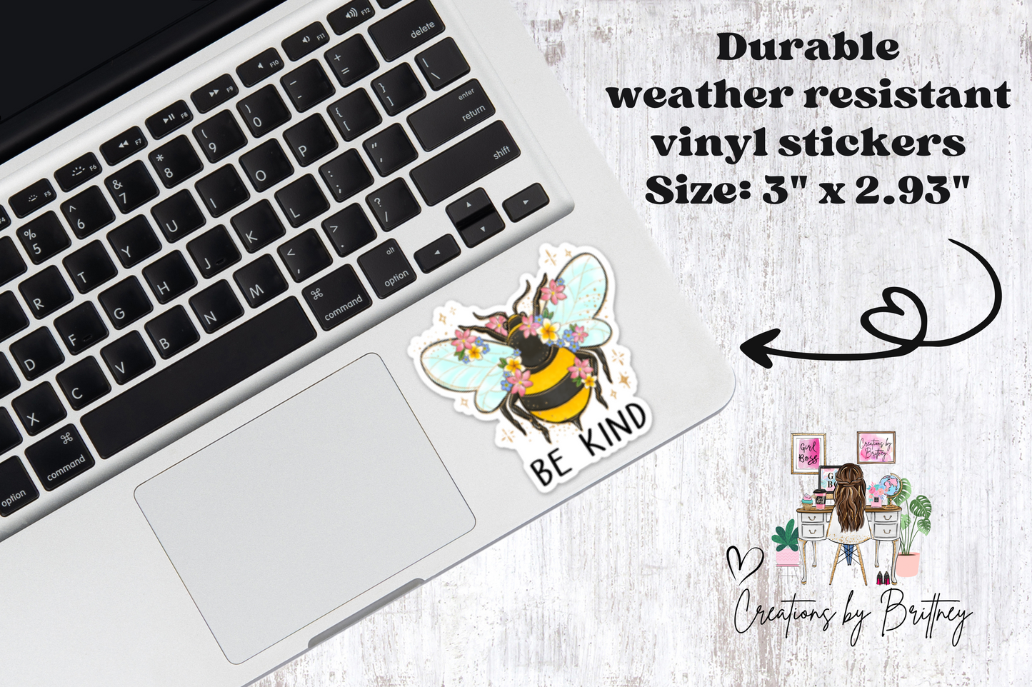 #69 Bee Kind Life Vinyl Sticker