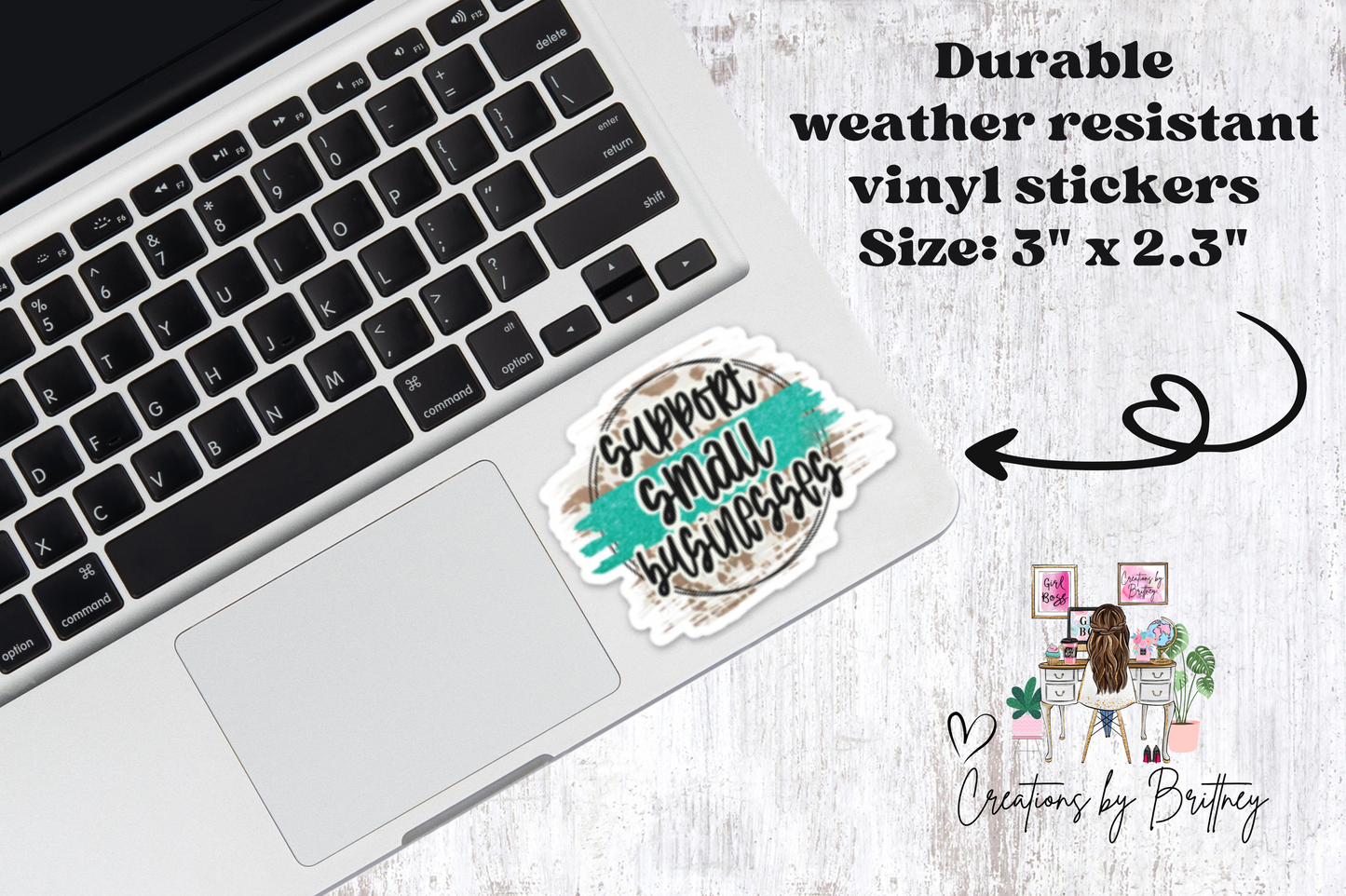 #73 Support Small Businesses Vinyl Sticker