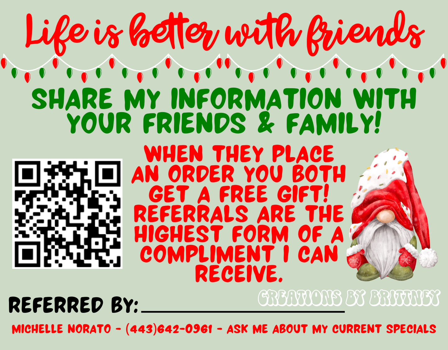 Referral Card - Winter
