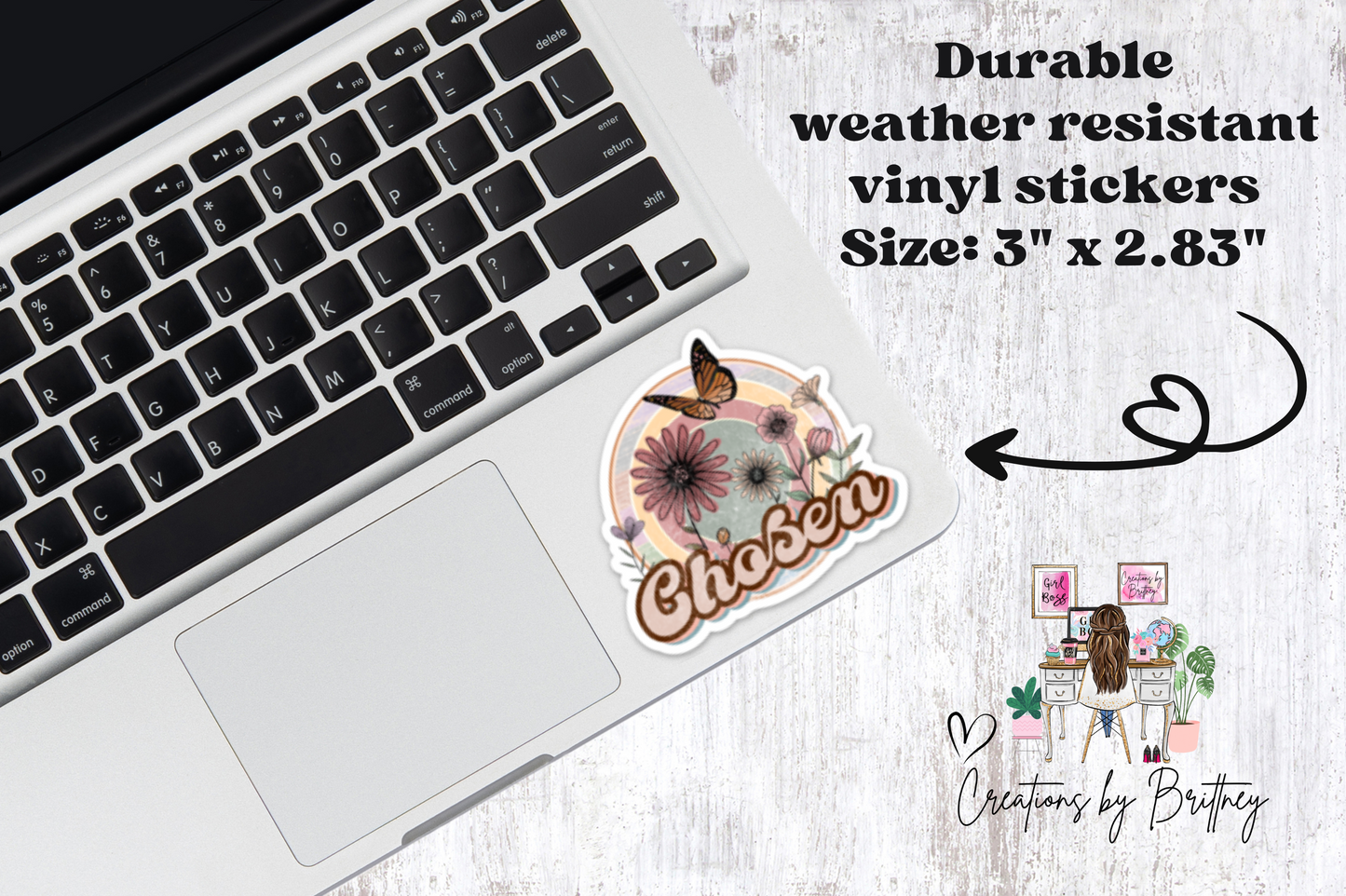 #58 Chosen Vinyl Sticker - New Release