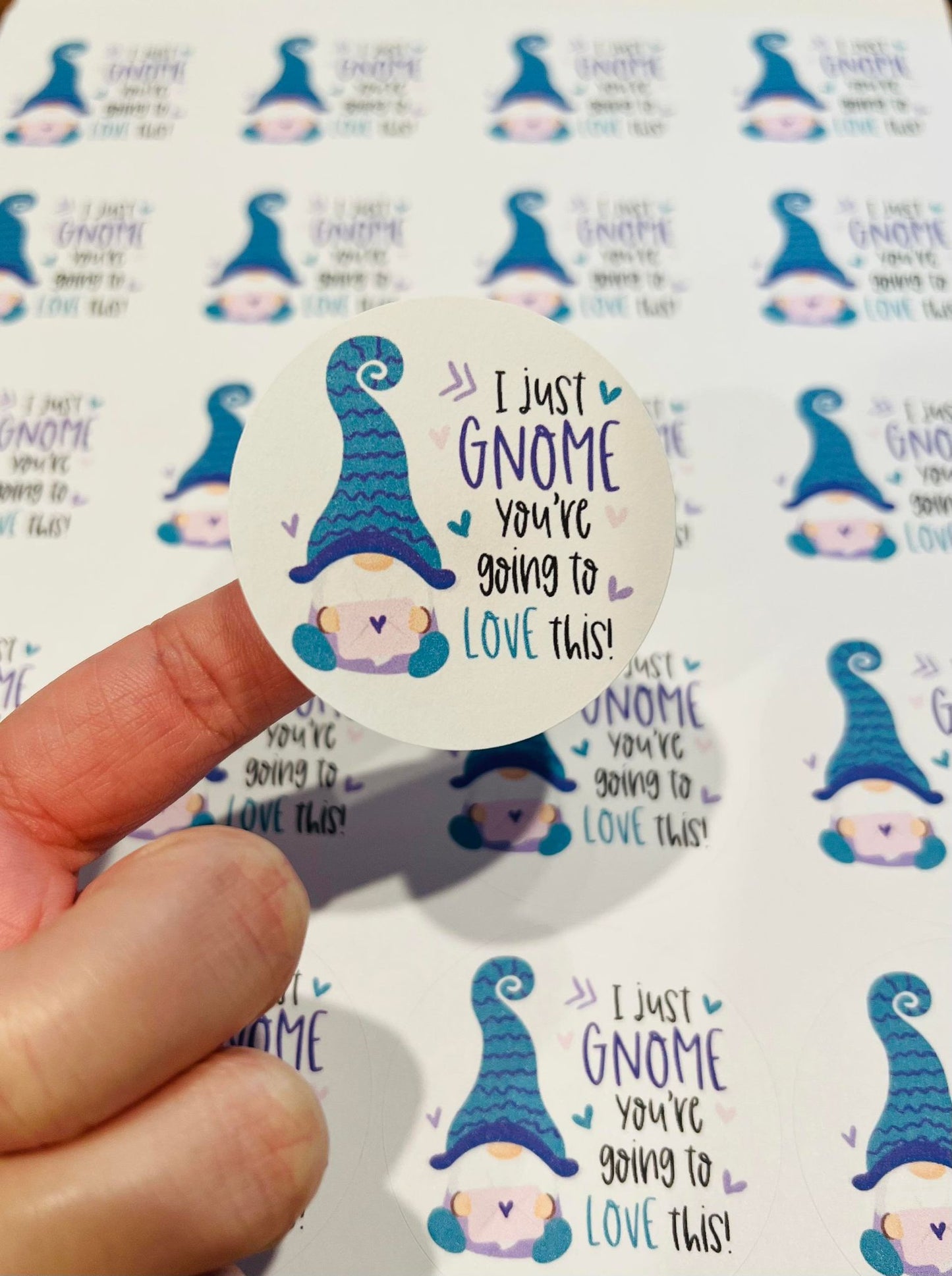 #114 gnome going to love this 2 inch circles