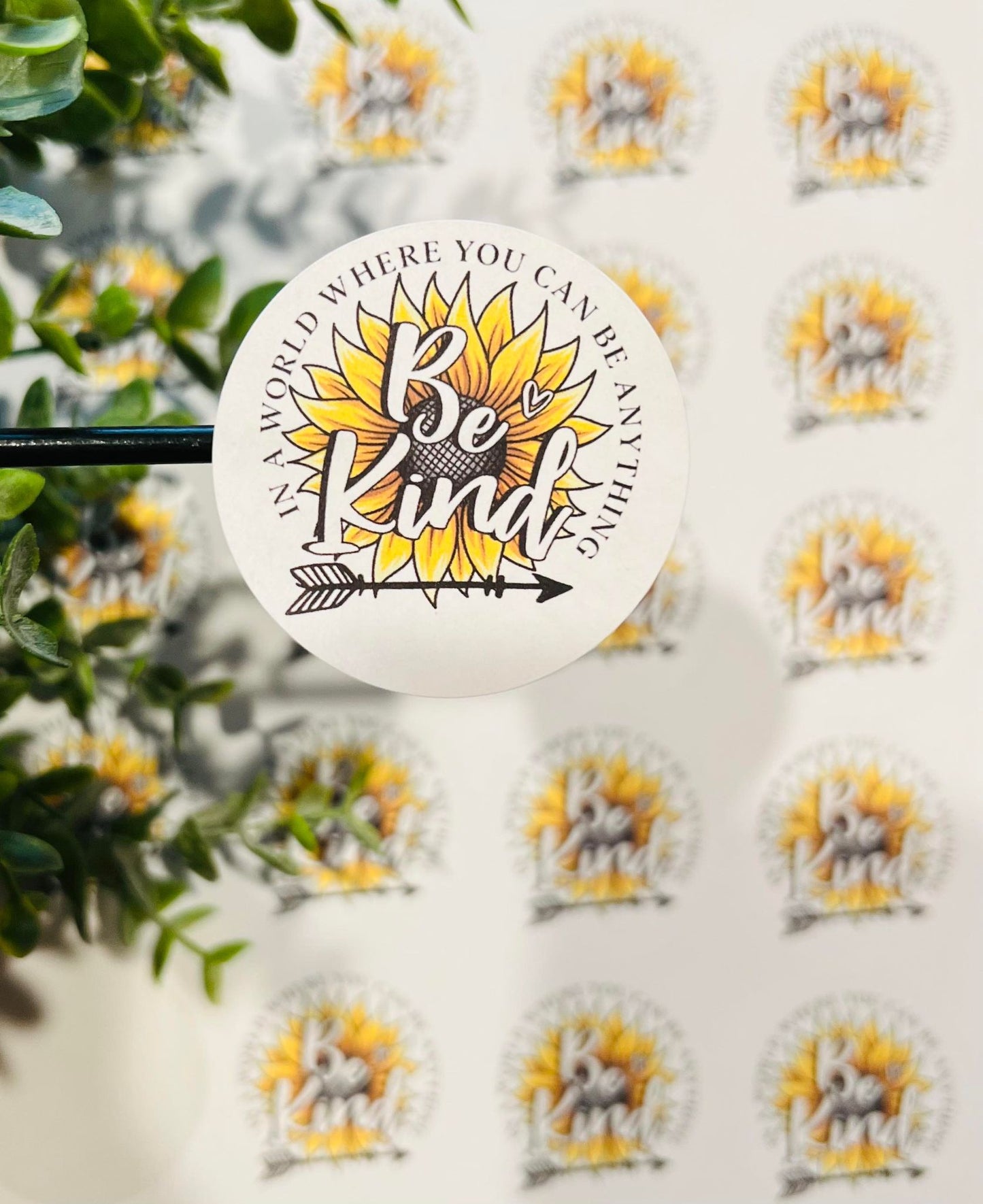 #124 be kind 2 inch circles