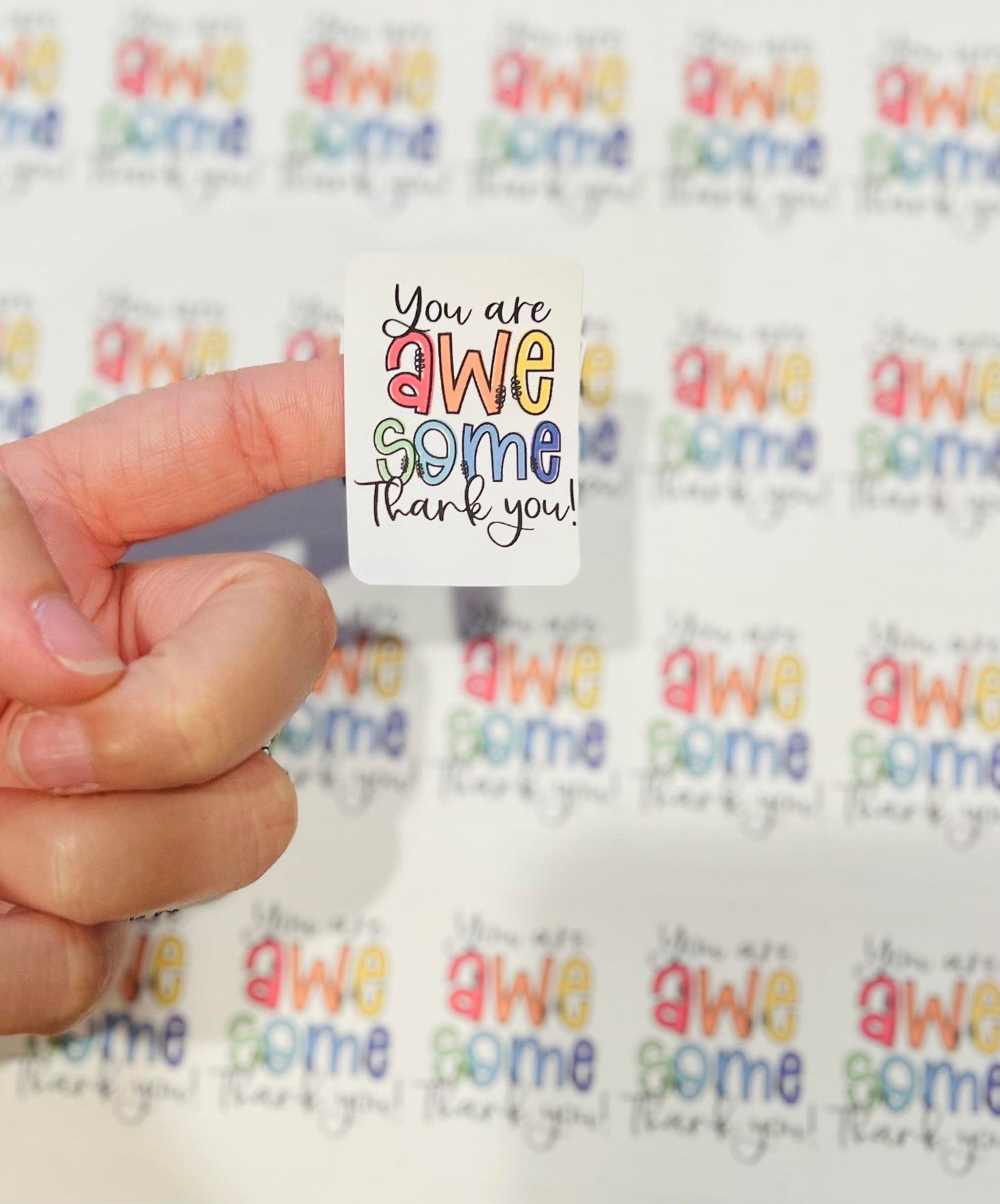 #139 you are awesome thank you 1.75x1.25