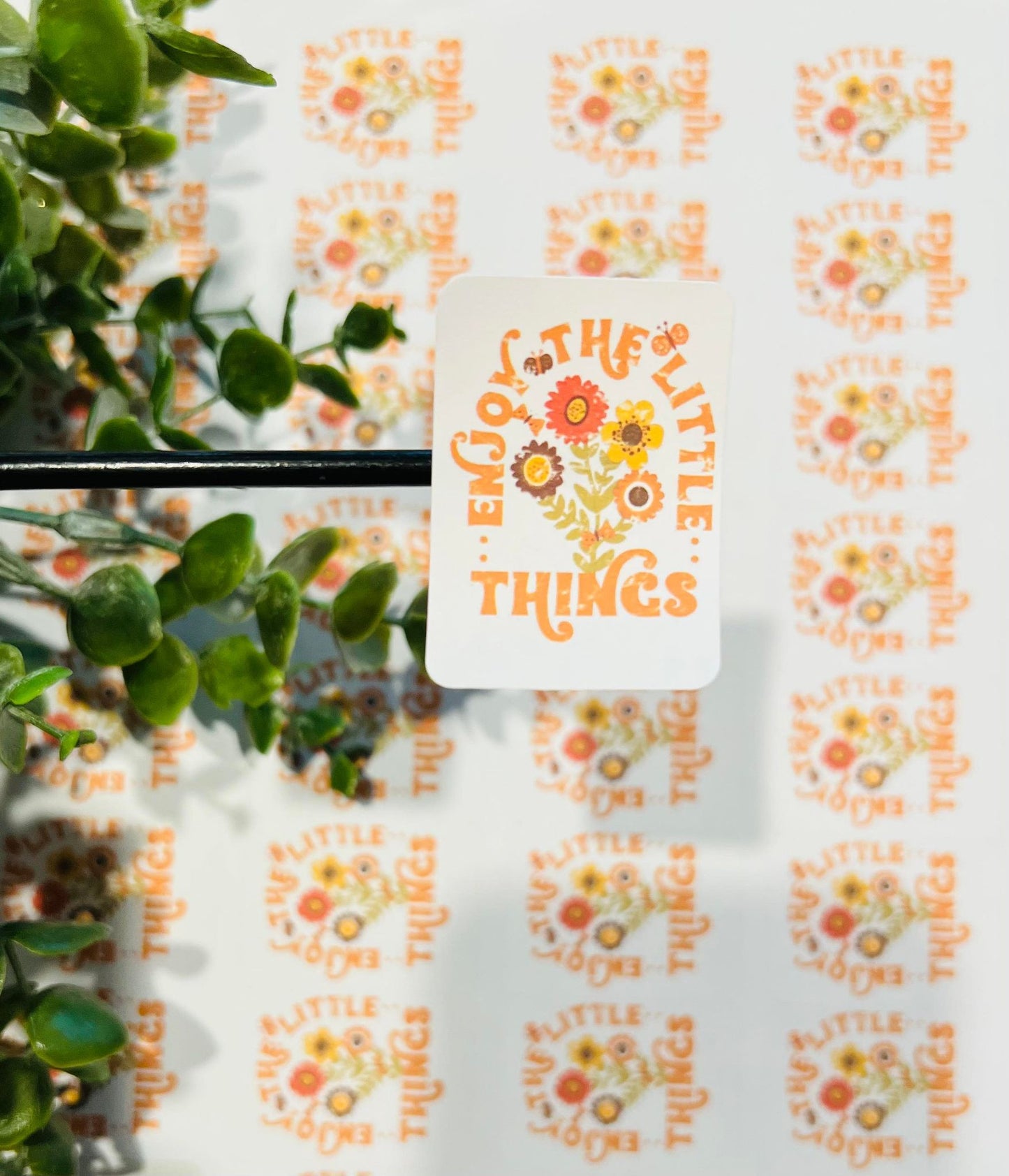 #154 Enjoy the little things 1.75x1.25