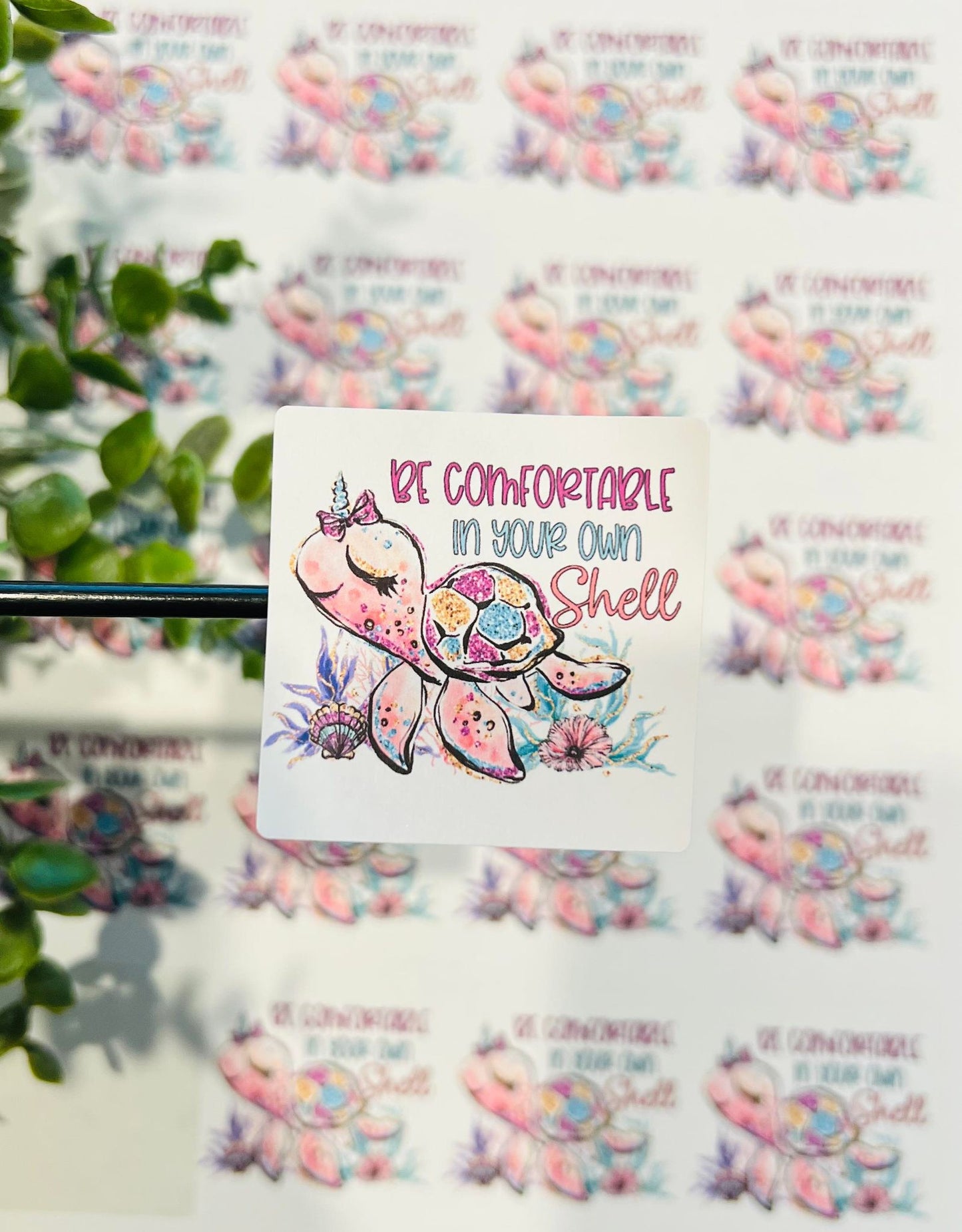 #164 Be Comfortable in your own shell 2x2