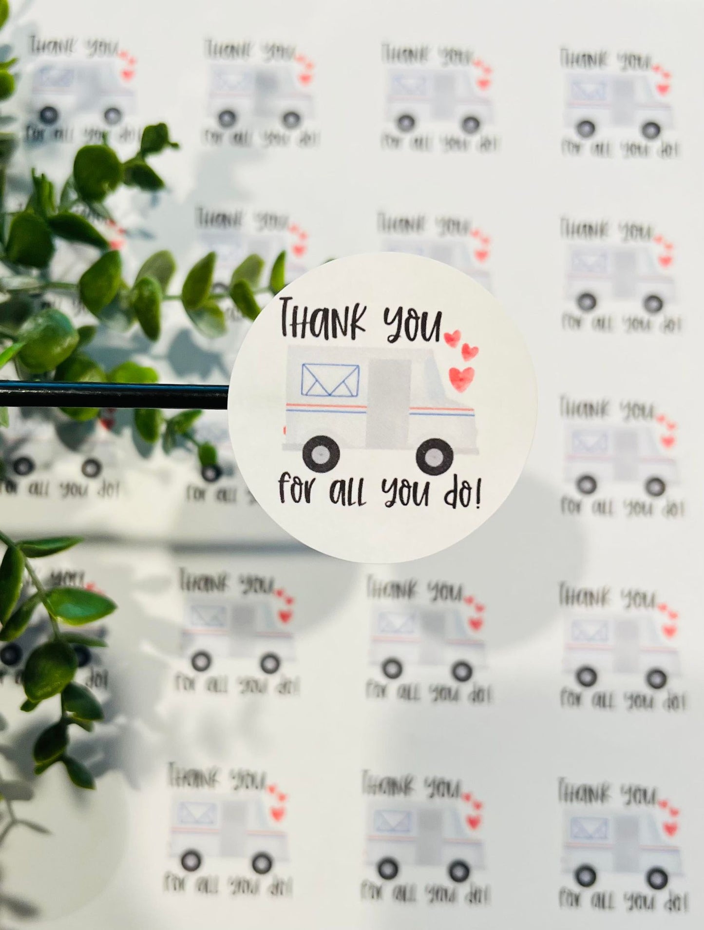 #173 Thank you for all you do! 2 inch circle