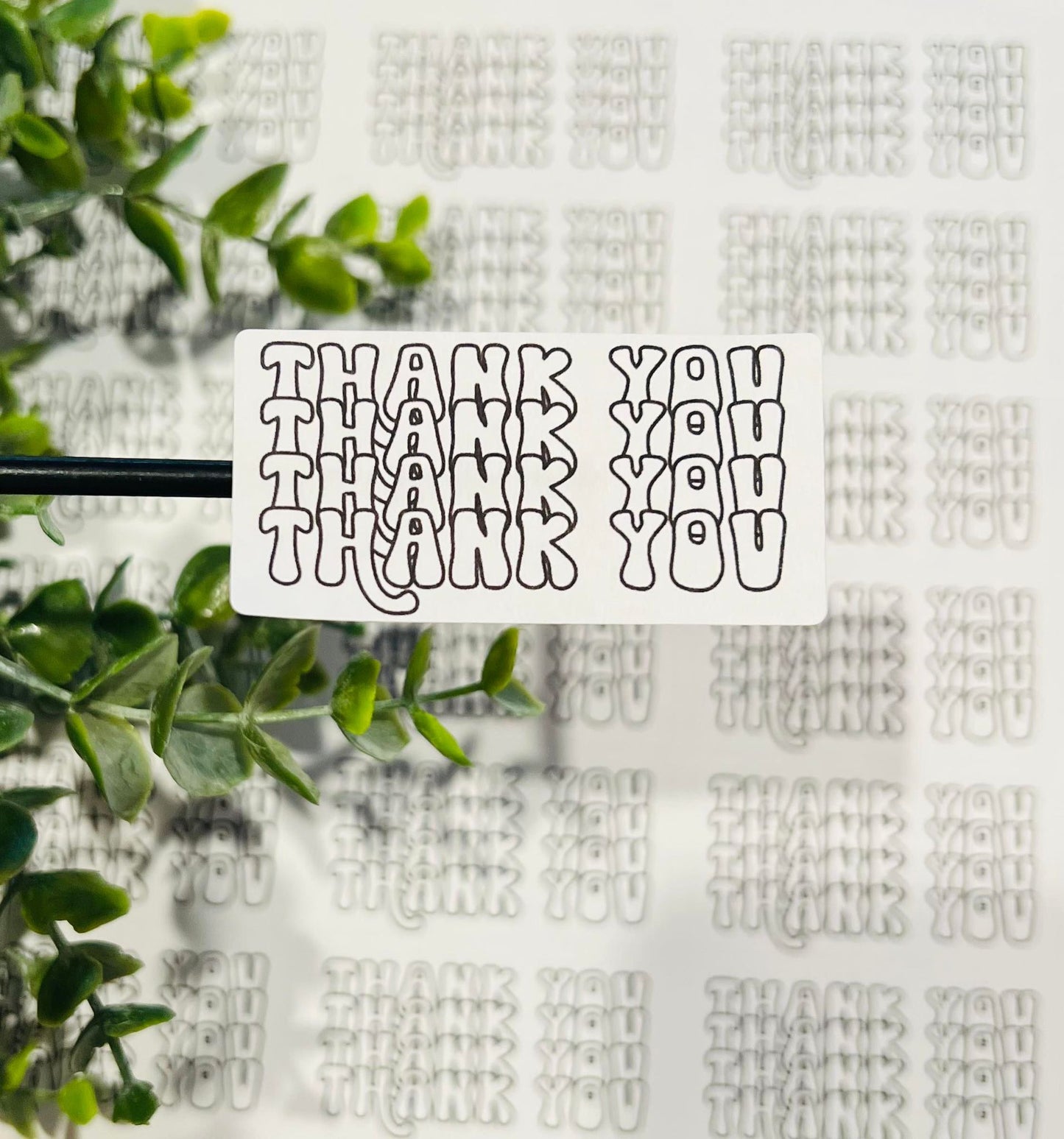 #23 thank you thank you thank you 2.5x1.25