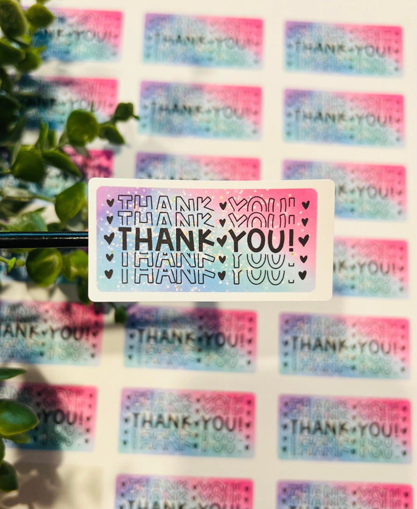 #241 Thank you thank you thank you 2.5x1.25