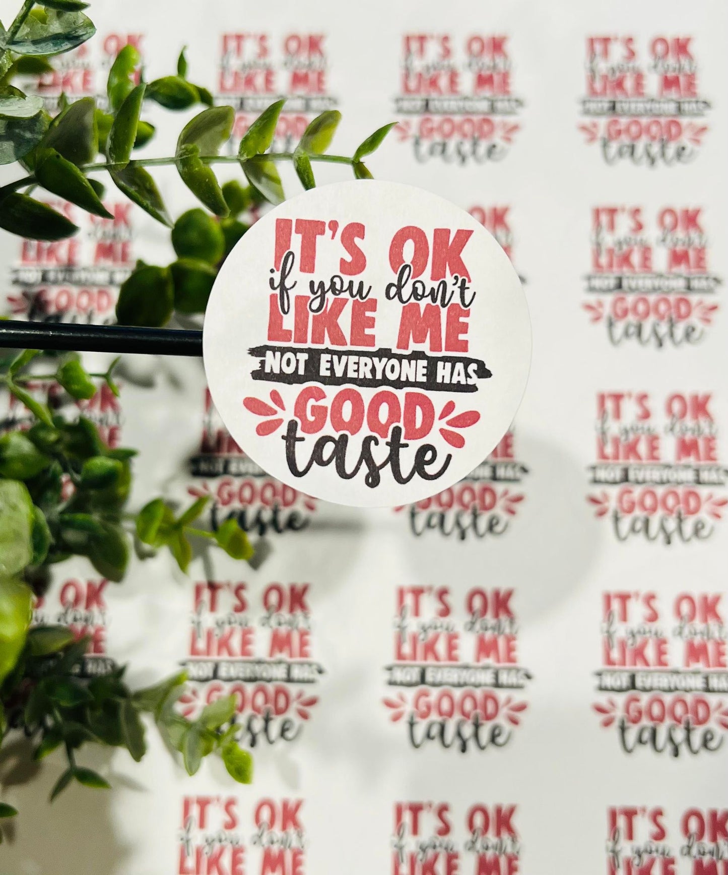 #277 Its okay if you dont like me 2 inch circle