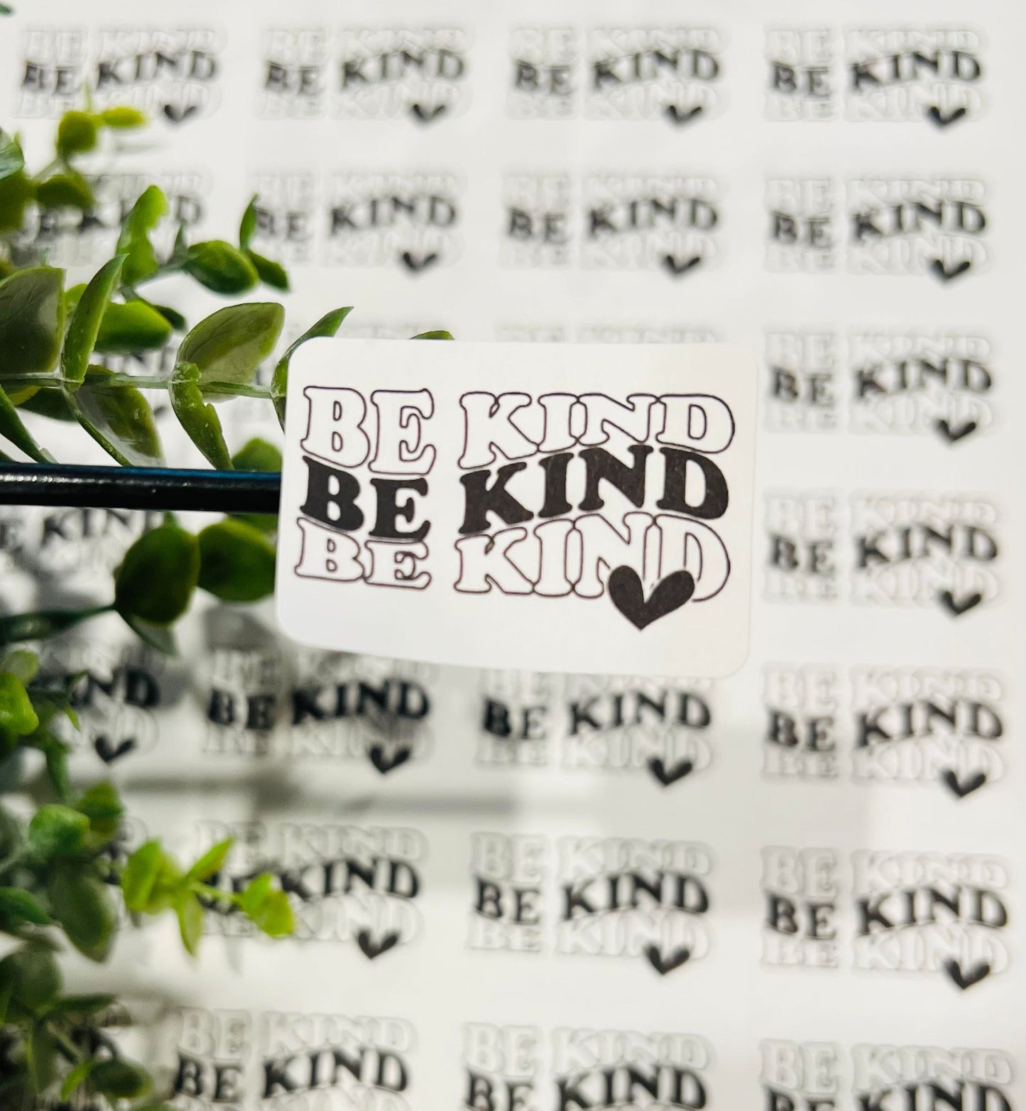 #290 Be Kind with heart 1.75x1.25