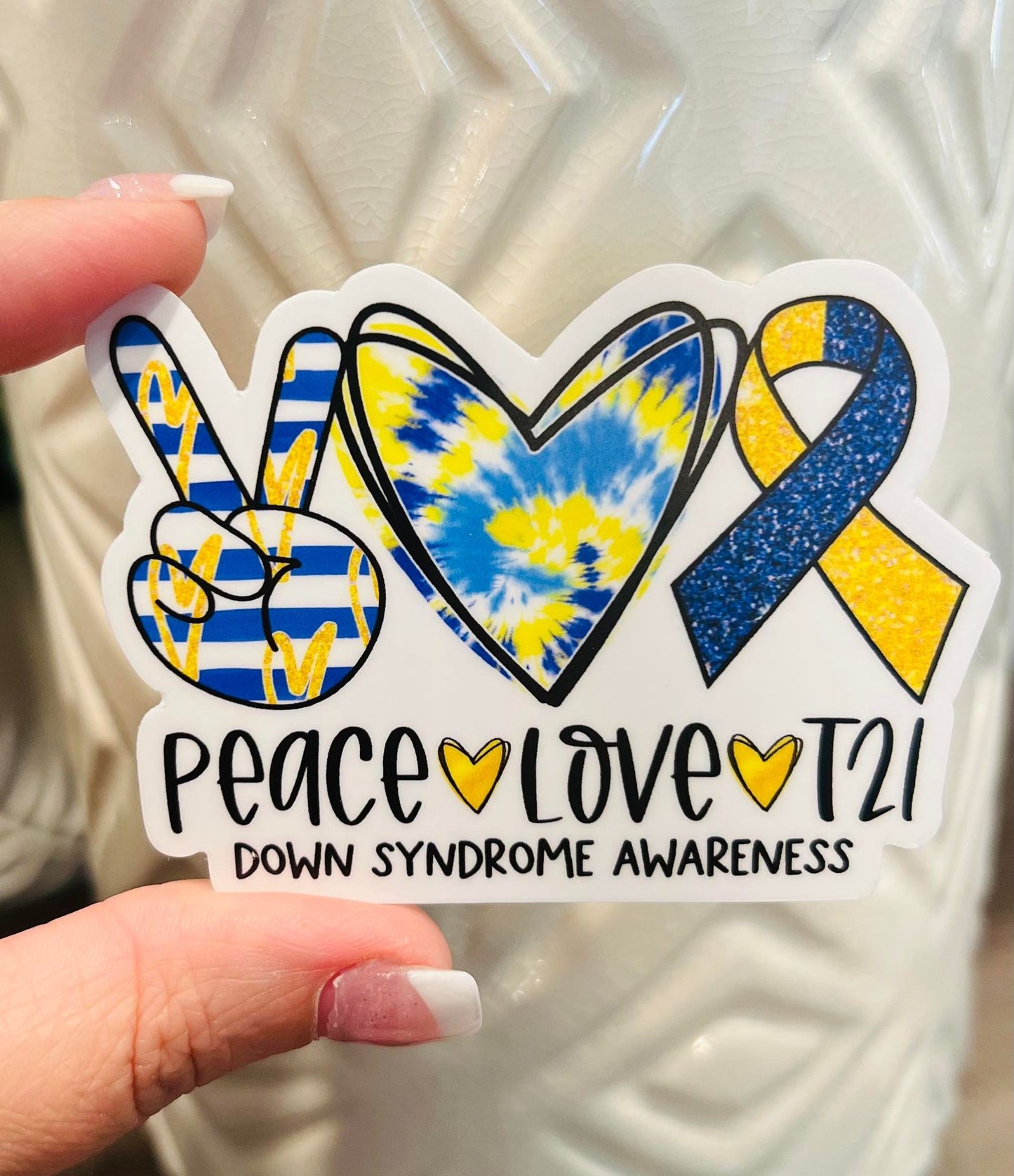 #11 Down Syndrome Vinyl Sticker