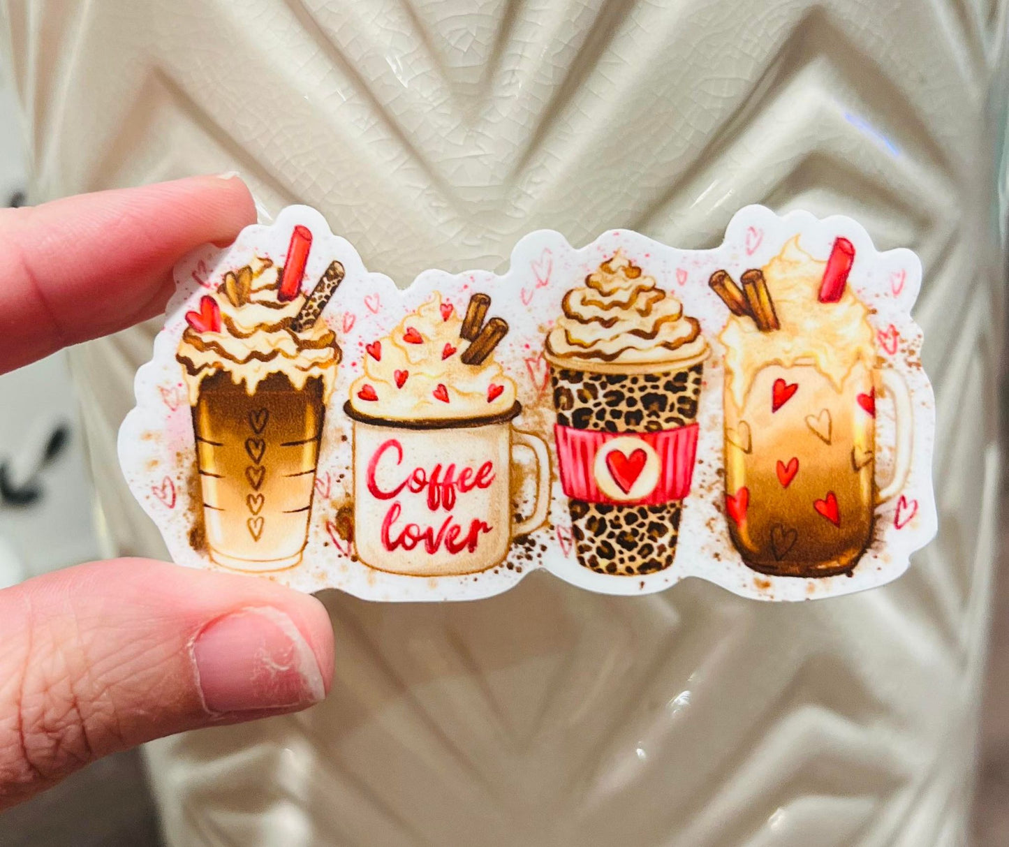 #15 Coffee Lover Vinyl Sticker