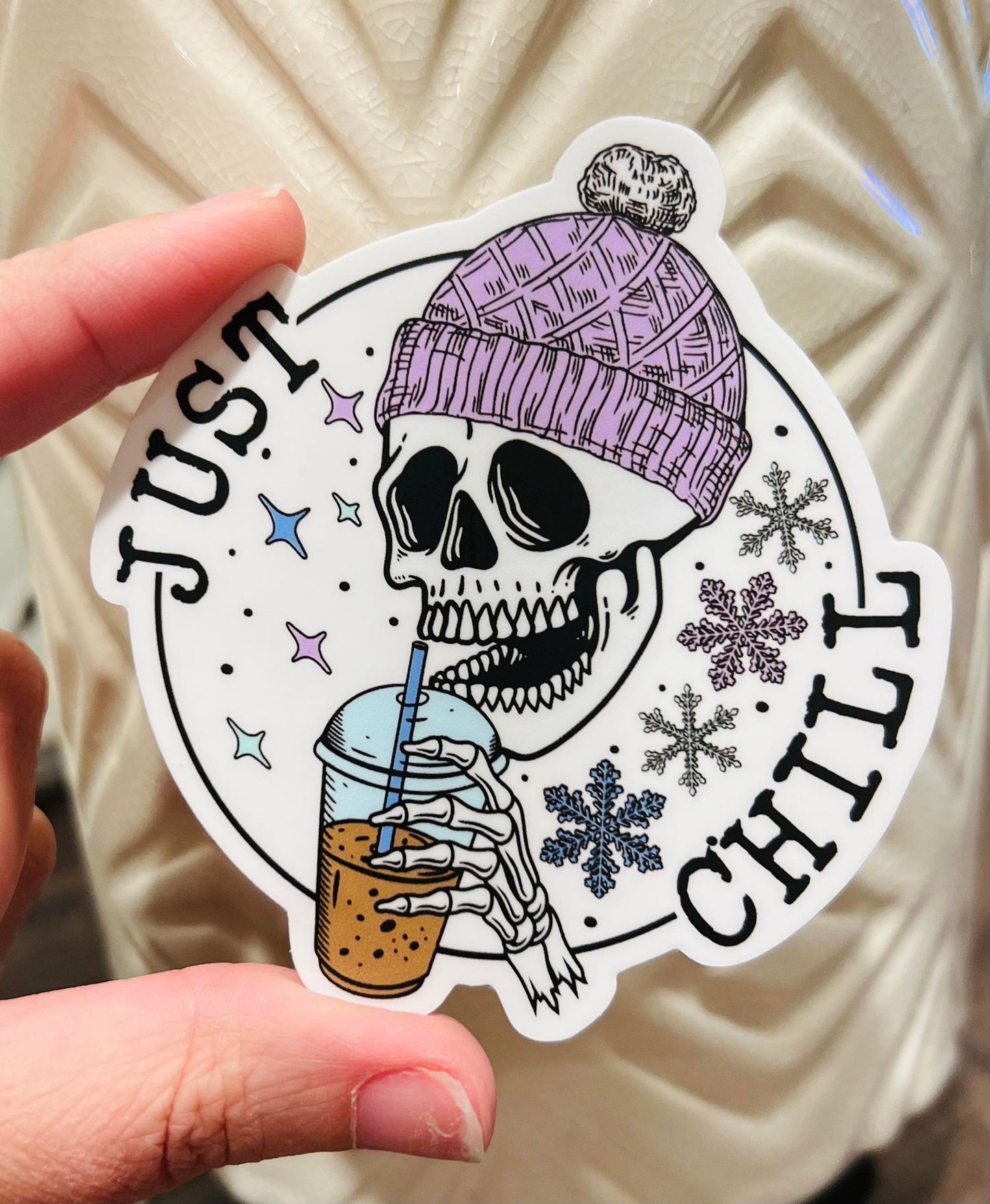 #14 Just Chill Vinyl Sticker