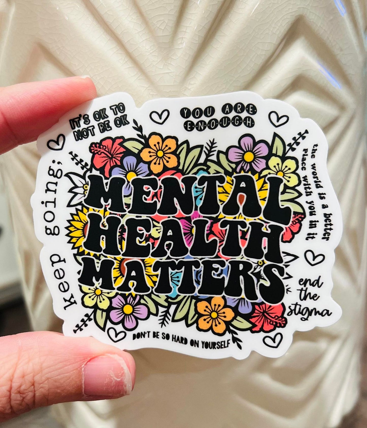 #18 Mental Health Matters Vinyl Sticker