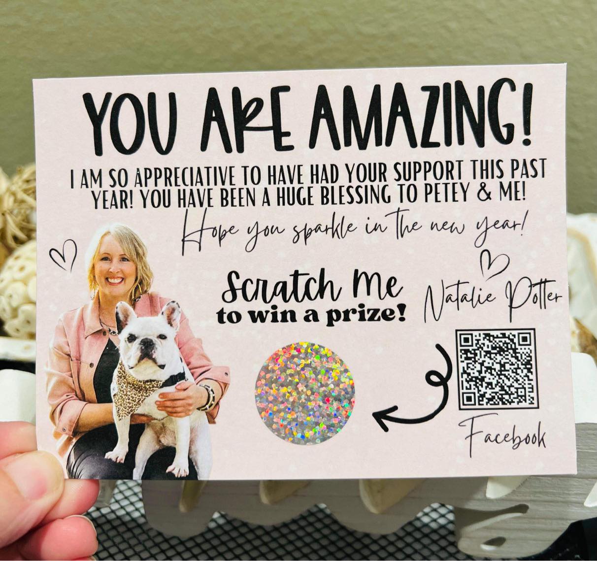 Thank You/Scratch Off Cards