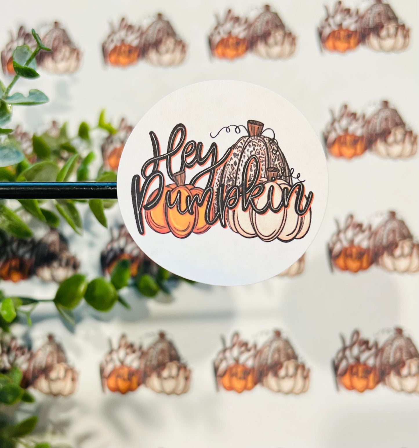 #342 Hey Pumpkin 2 inch circles