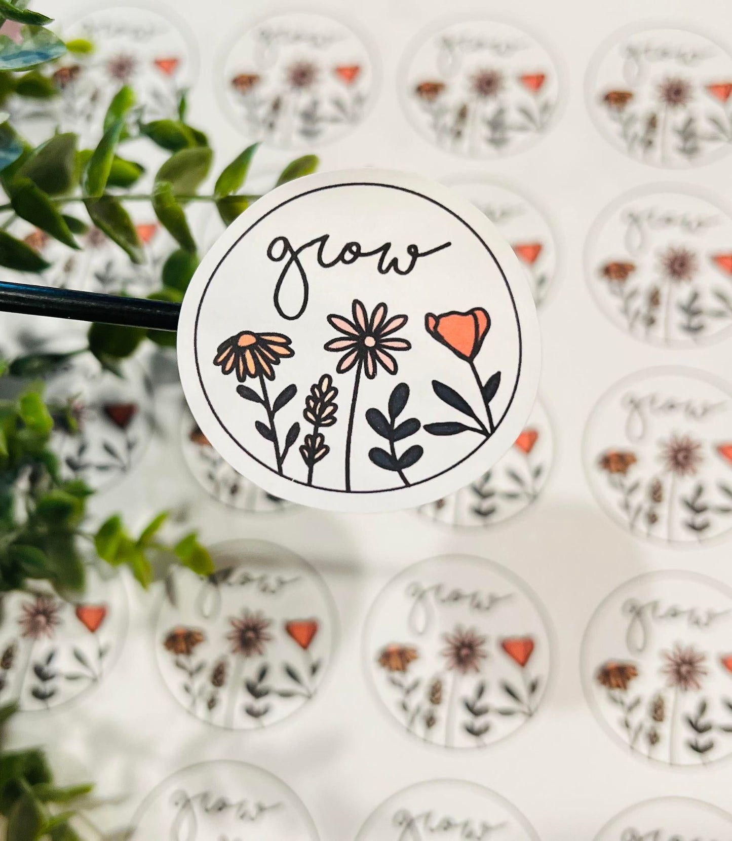 #345 Grow 2 inch circles