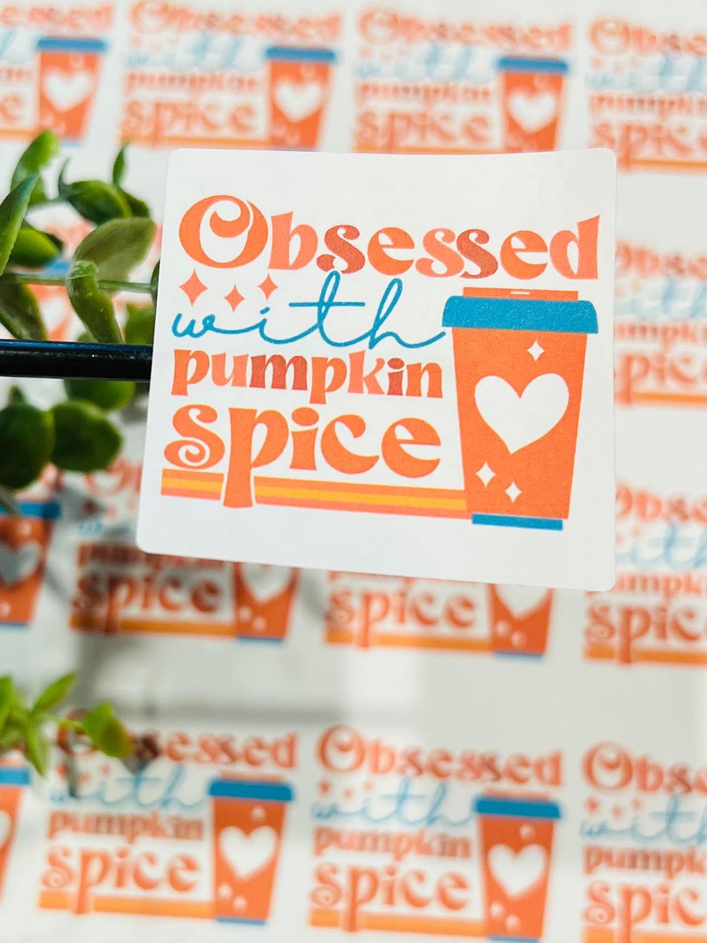 #358 Obsessed with pumpkin spice 2x2