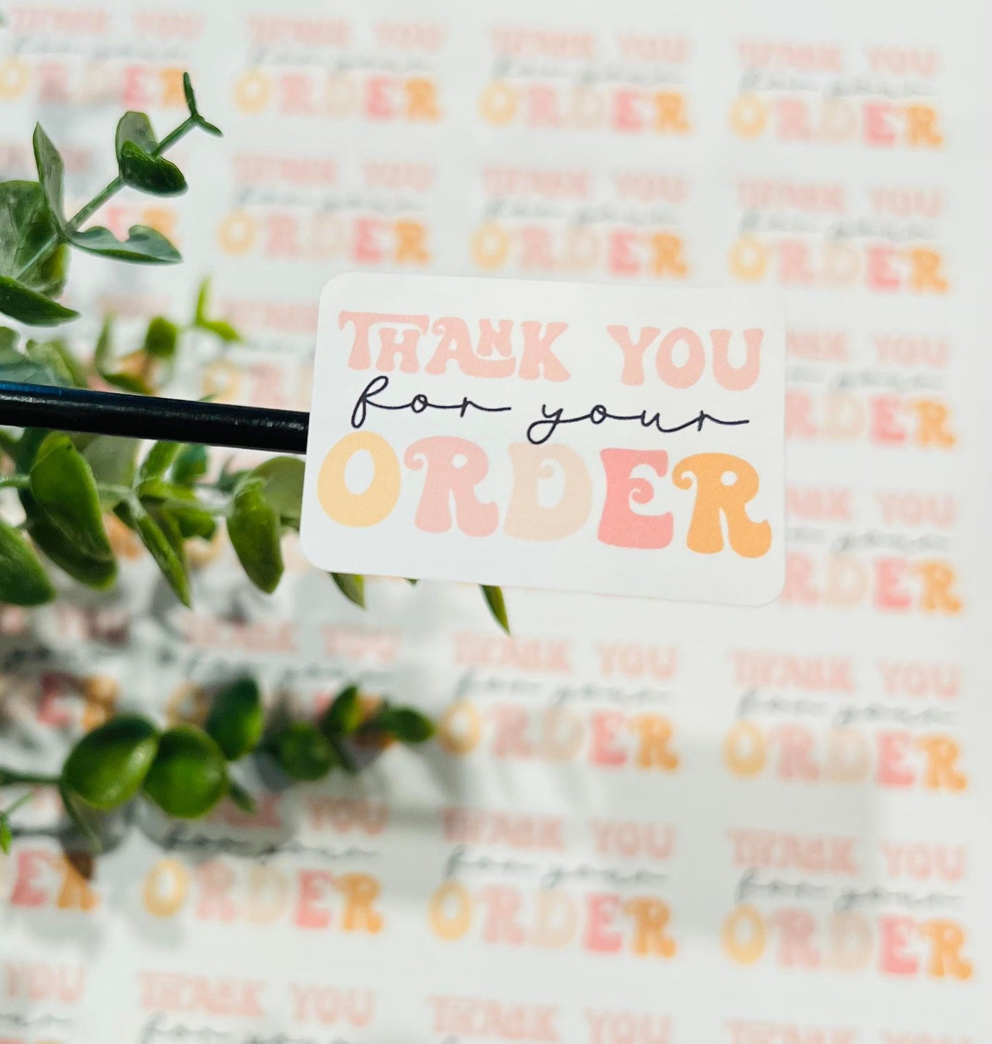 #374 Thank you for your order 1.75x1