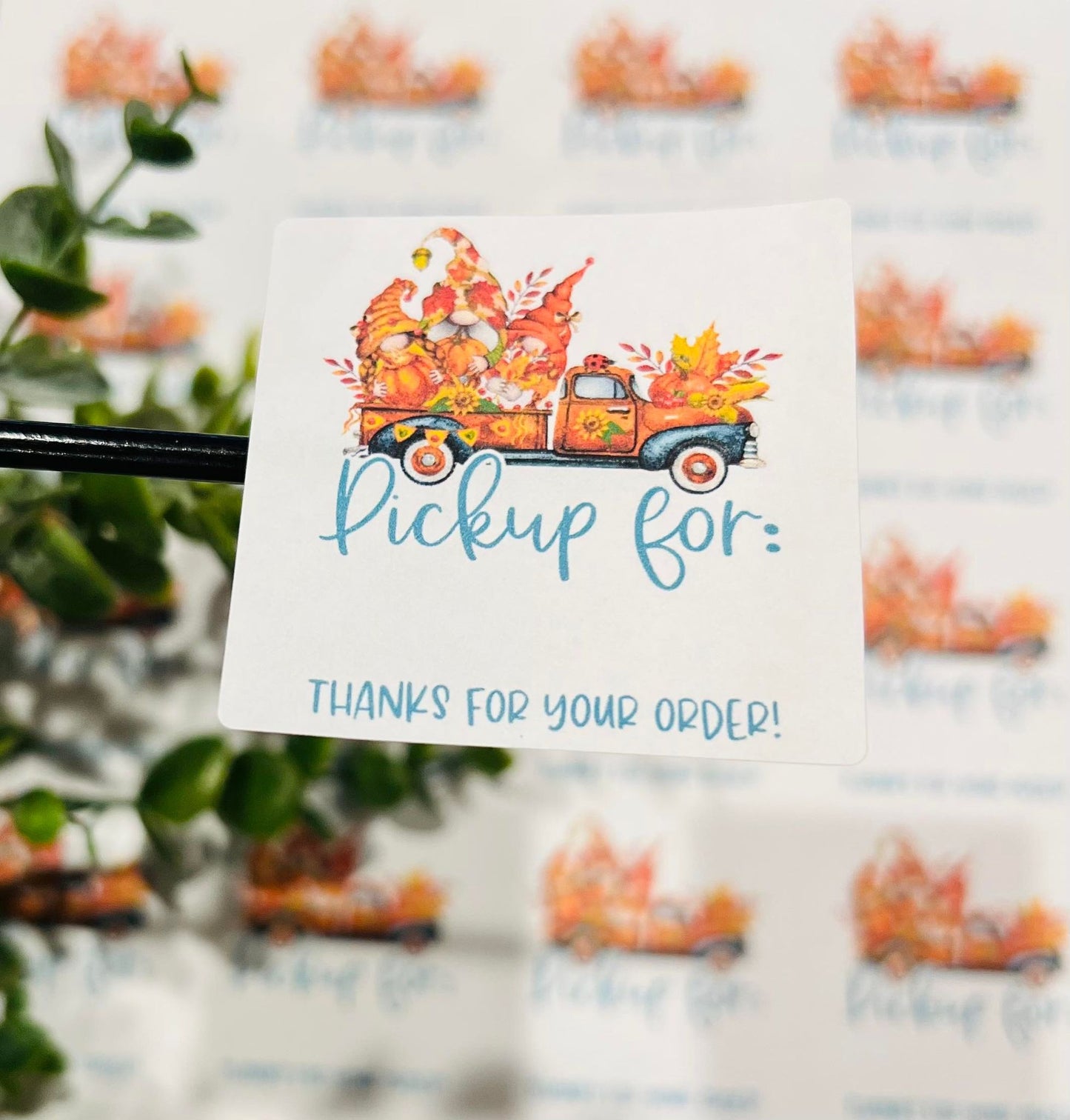 #394 Pick up Thanks for your order 2x2