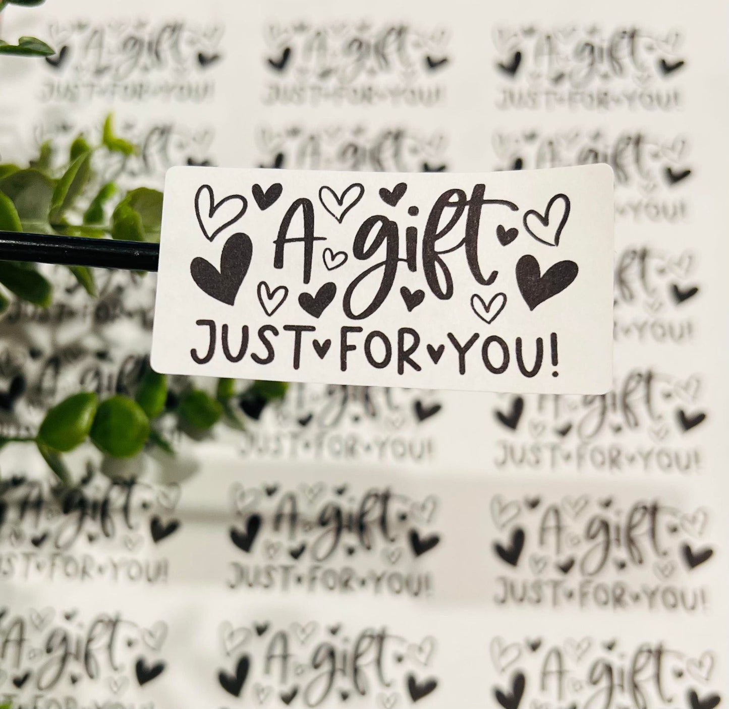 #404 A gift just for you 2.5x1