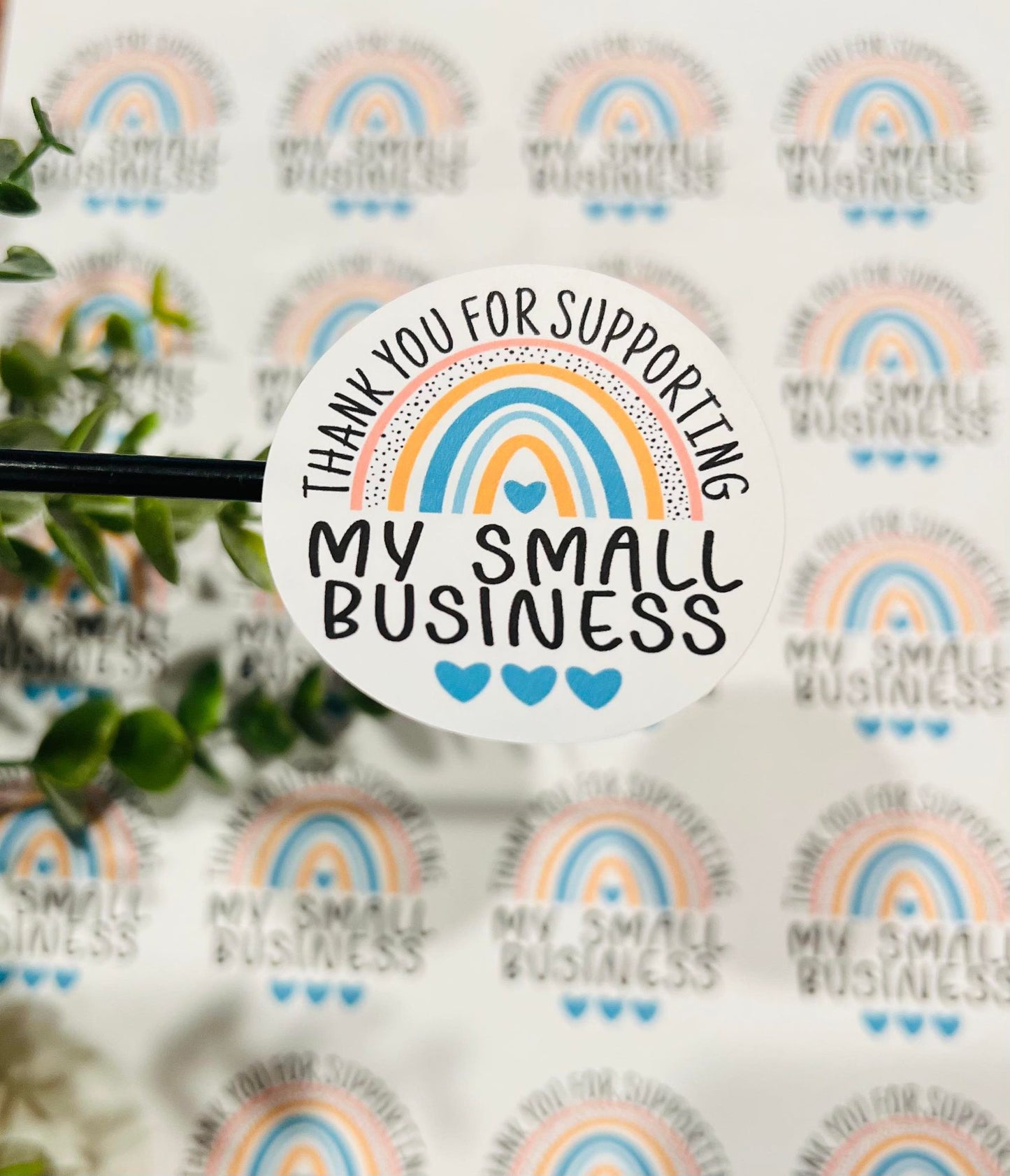 #417 Thank you for supporting my small business 2 inch round