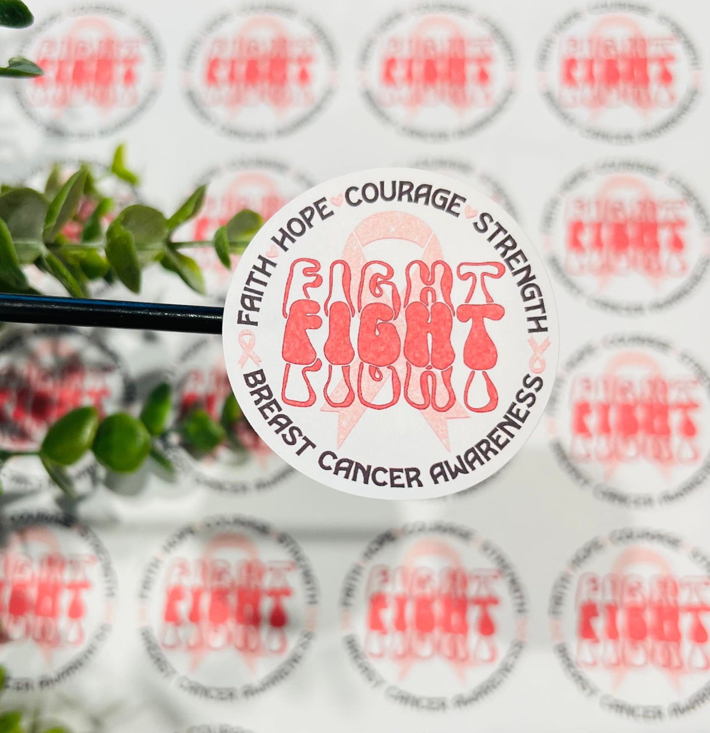 #422 Fight 2 inch round