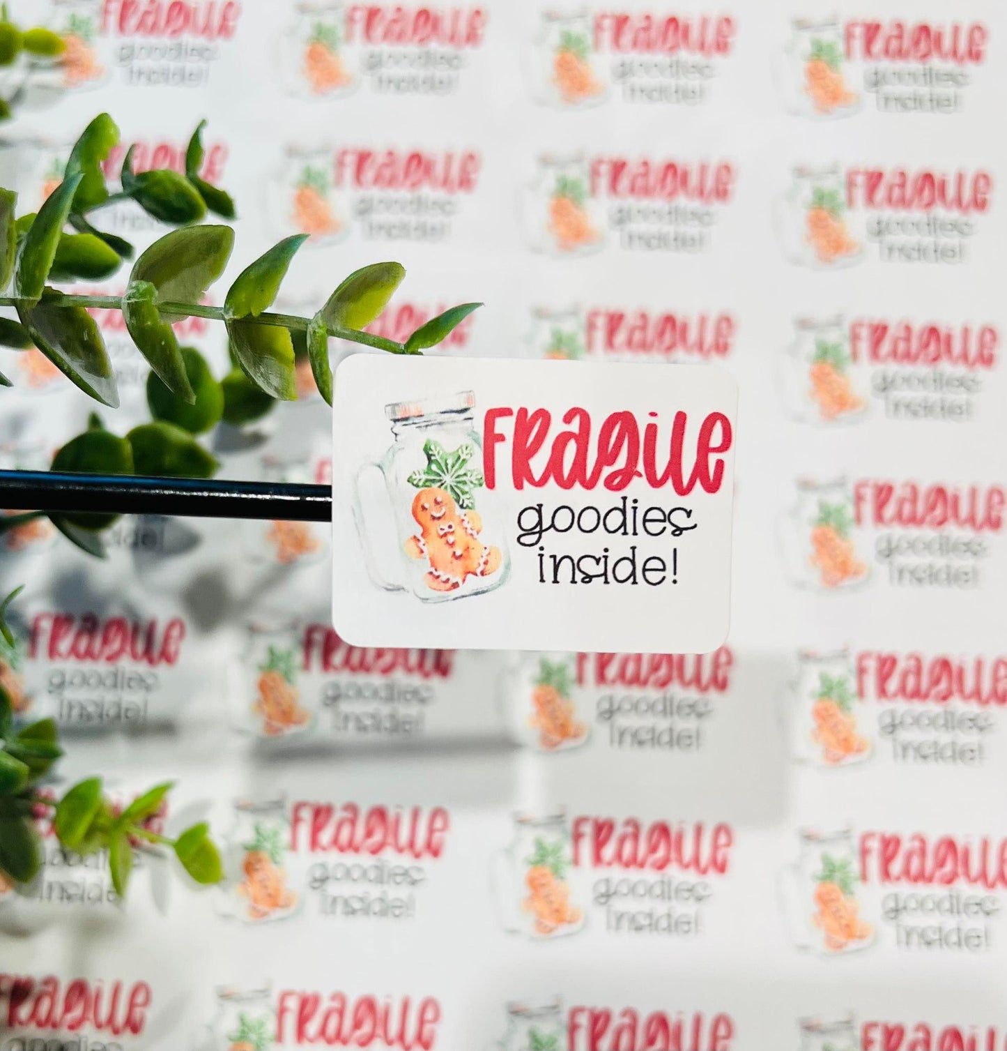 444 Fragile Goodies Inside 1.75x1.25