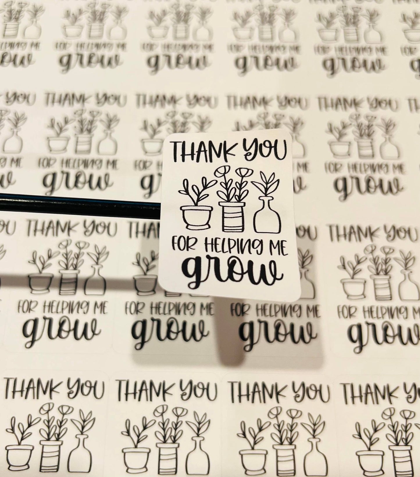 494 Thank you for helping me grow 1.75x1.25