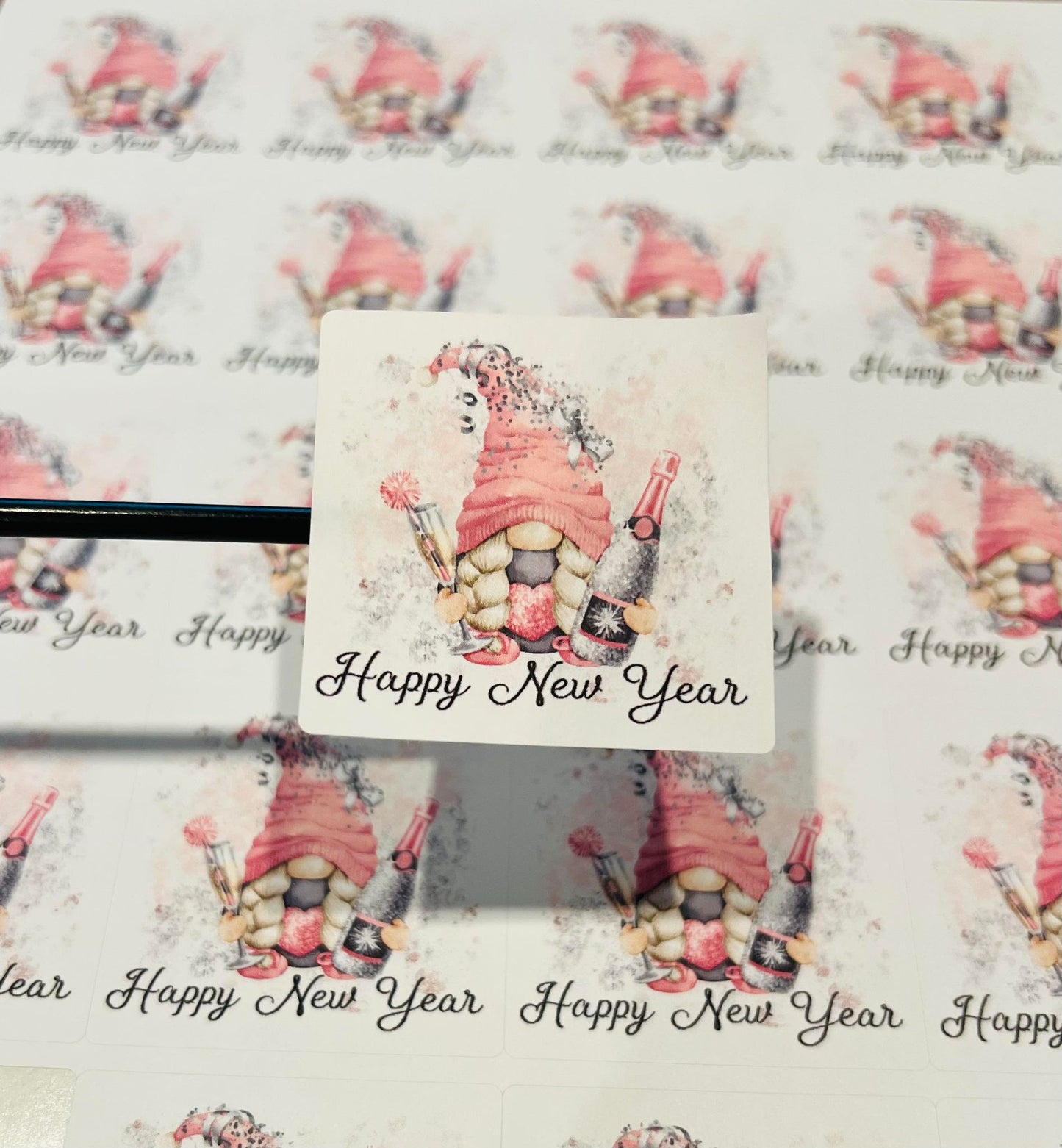 #516 Happy New Year Gnome 2x2