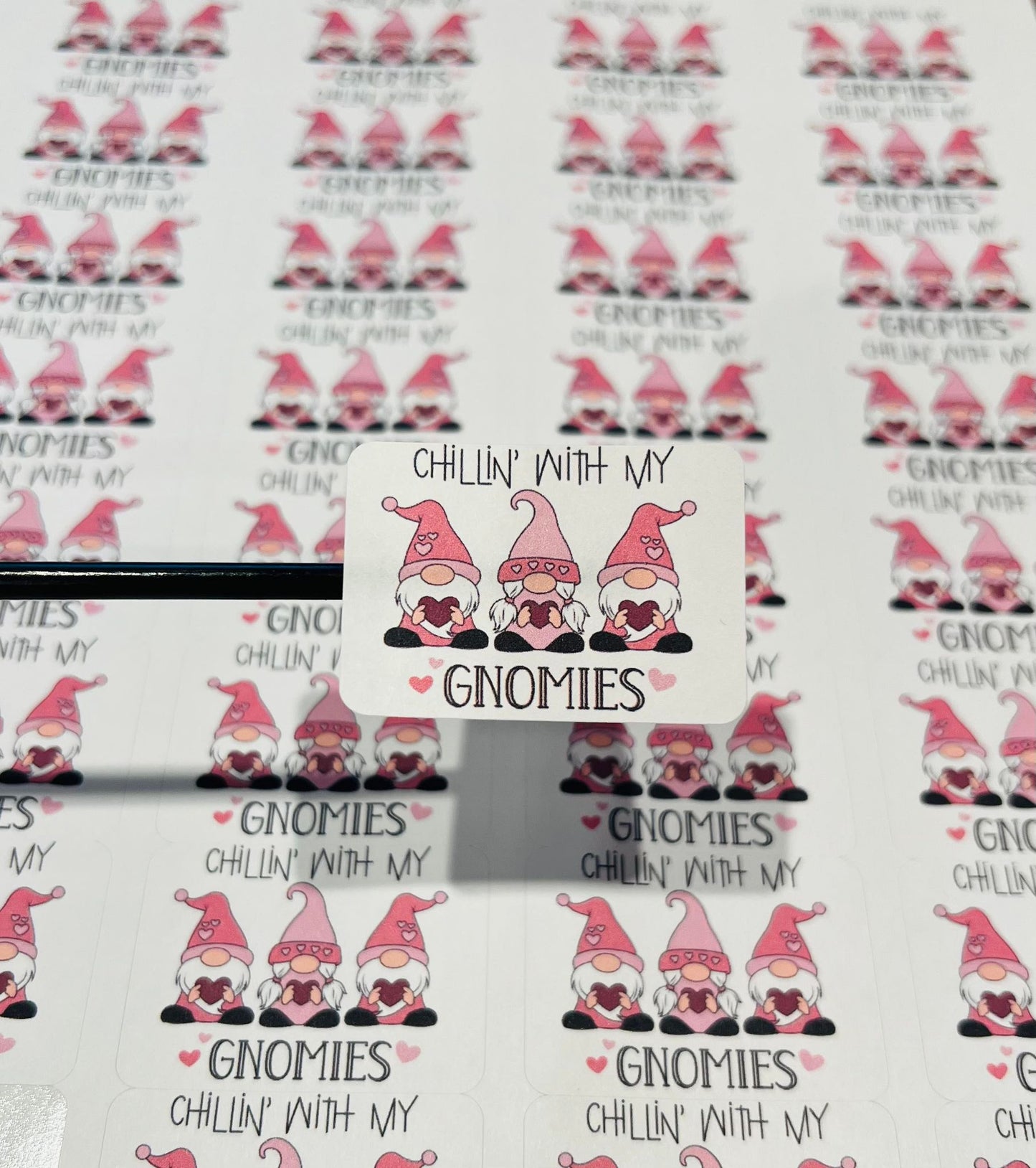 #537 Chillin with my gnomes 1.75x1.25