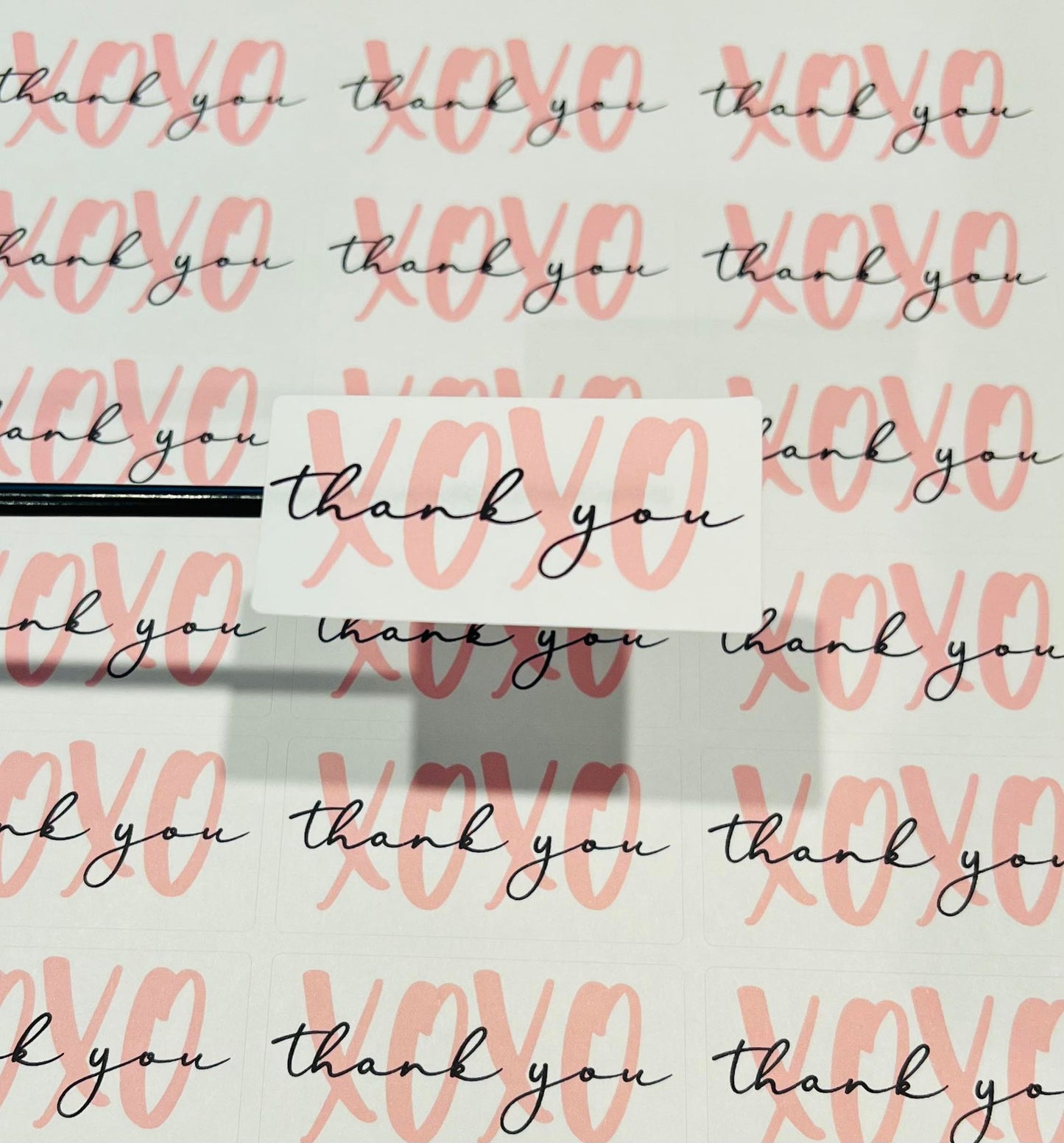 #559 xoxo thank you 2.5x1