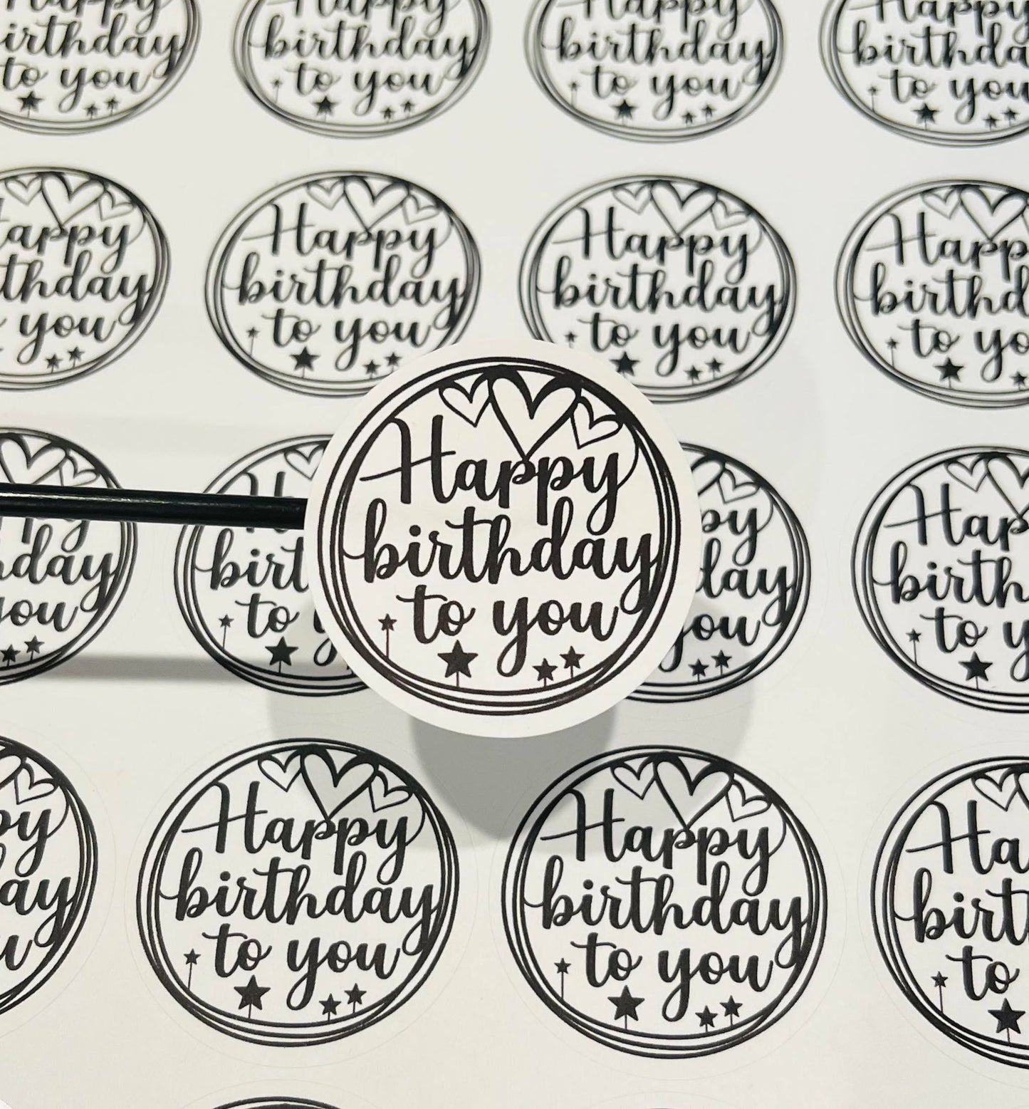 #569 - Happy Birthday To You - 2 inch round