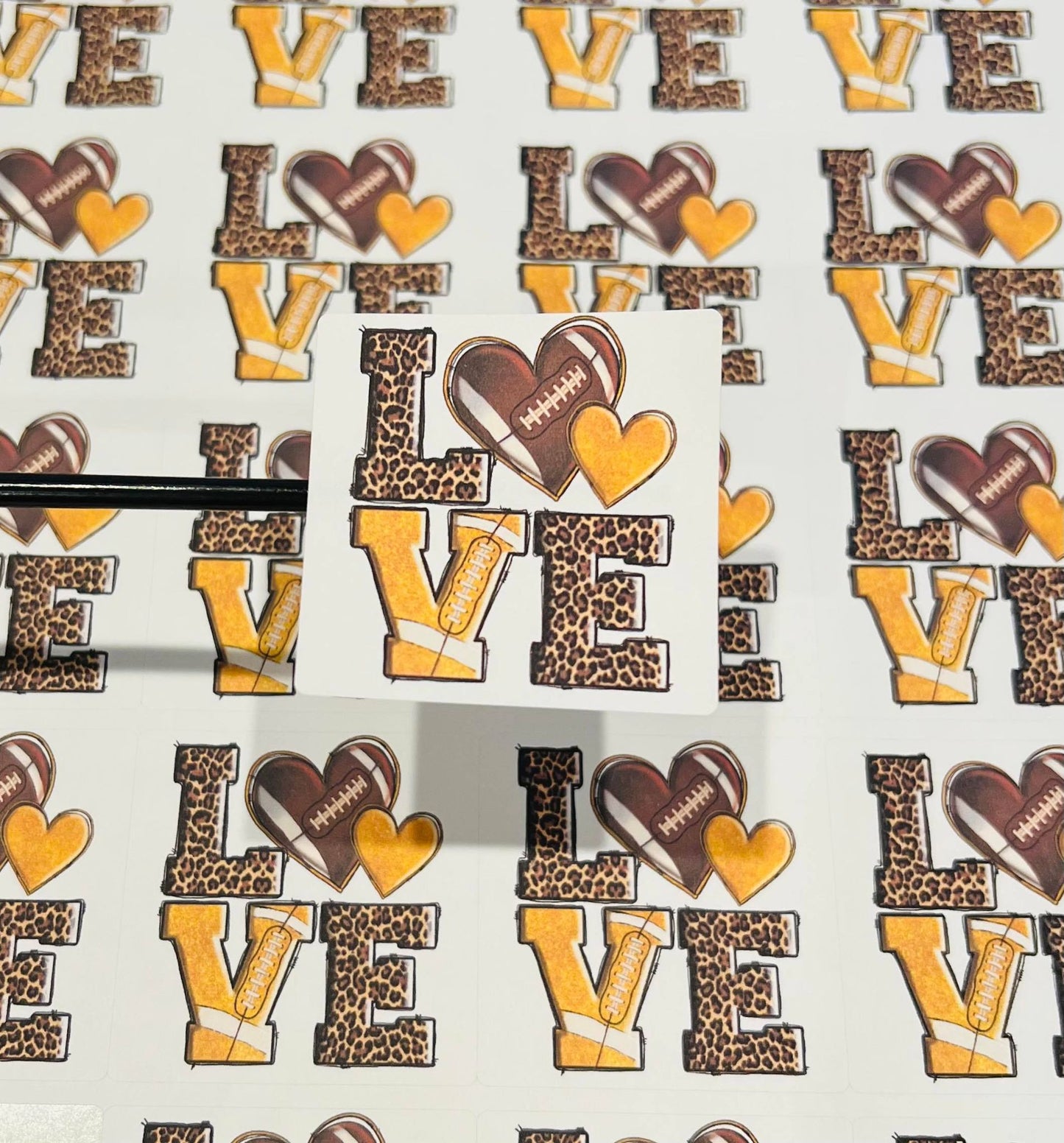 #586 -Love Football 2x2