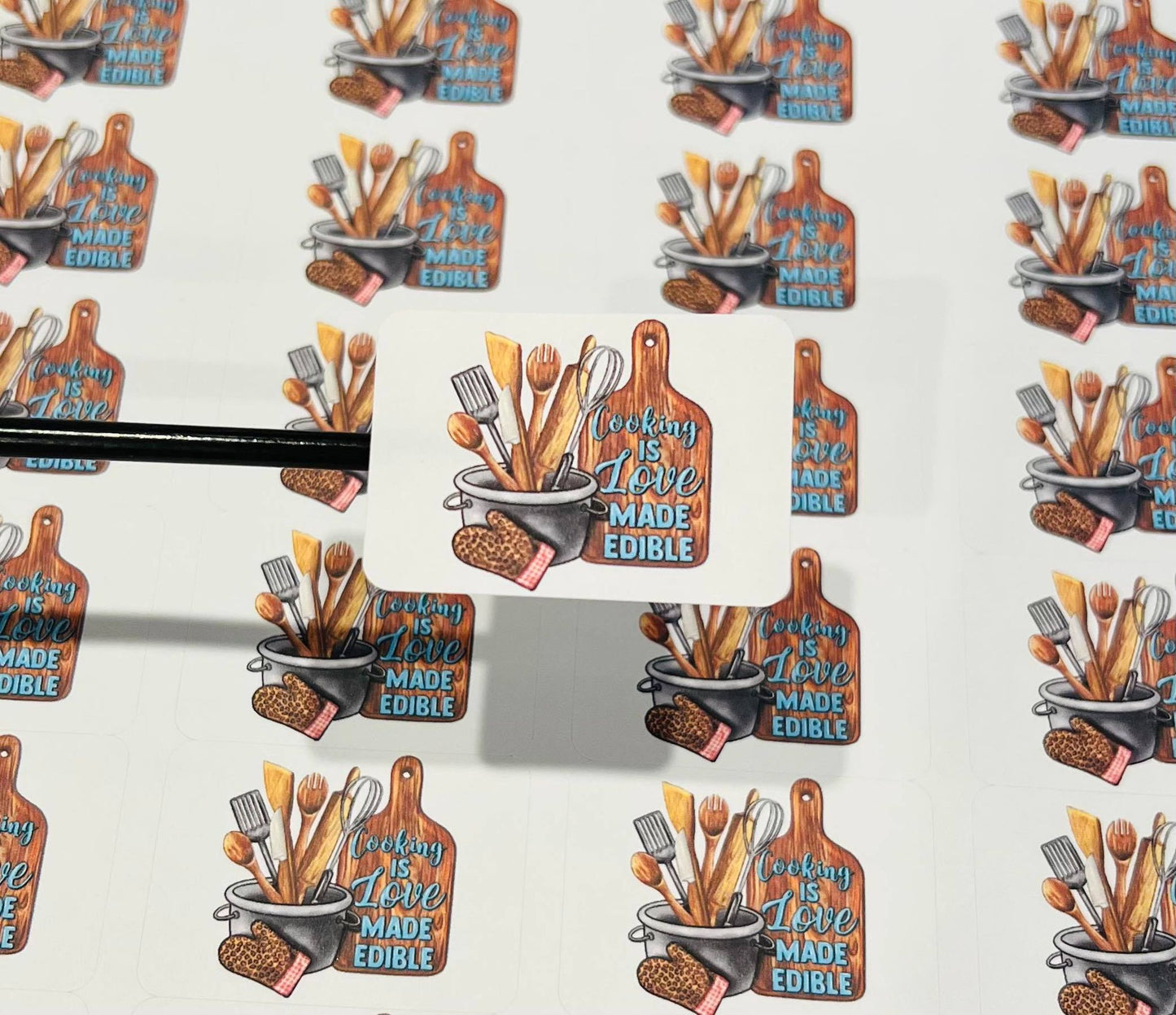 #592 - Cooking is love made edible - 1.75x1