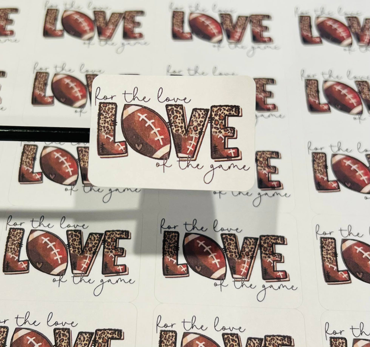 #595 - For the love of the game 1.75x1.25