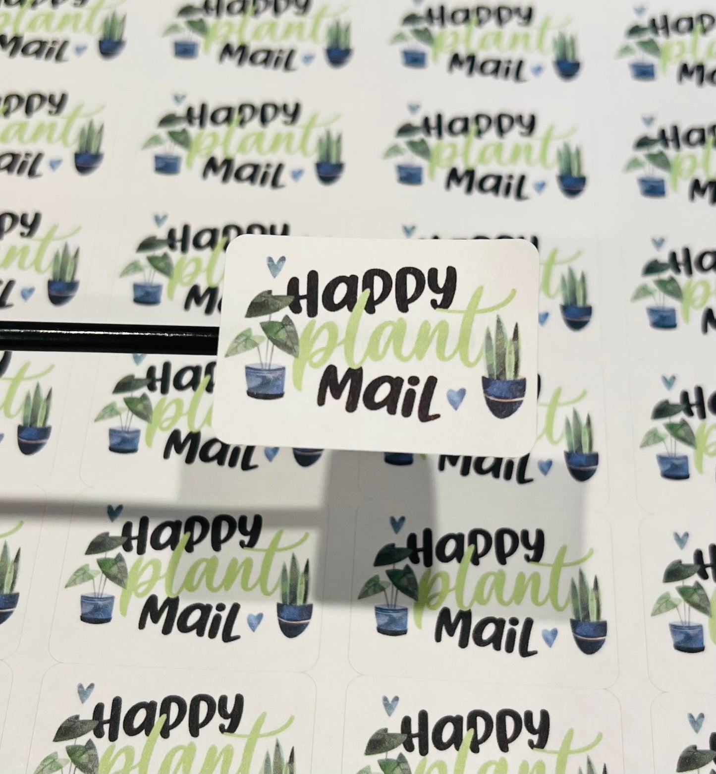 #596 - Happy Plant Mail - 1.75x1.25