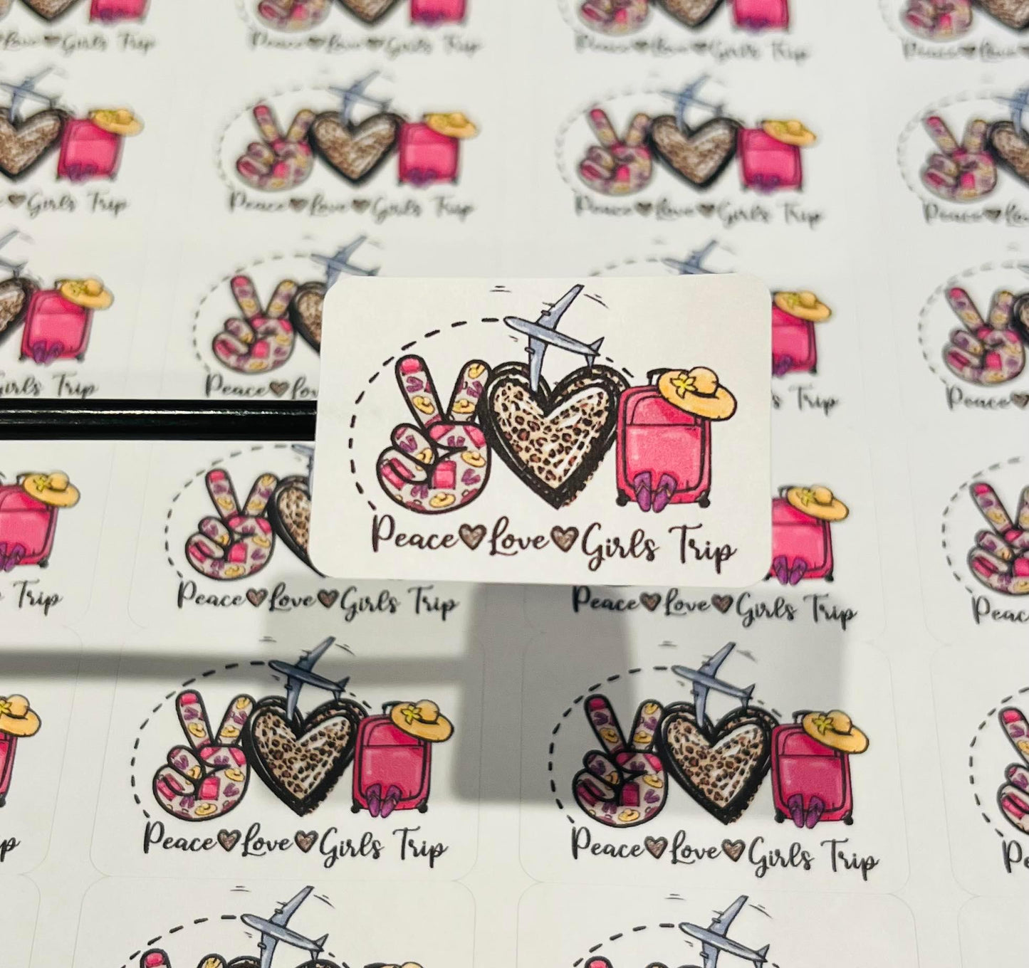 #598 - Peace Love Girls Trip - 1.75x1.25