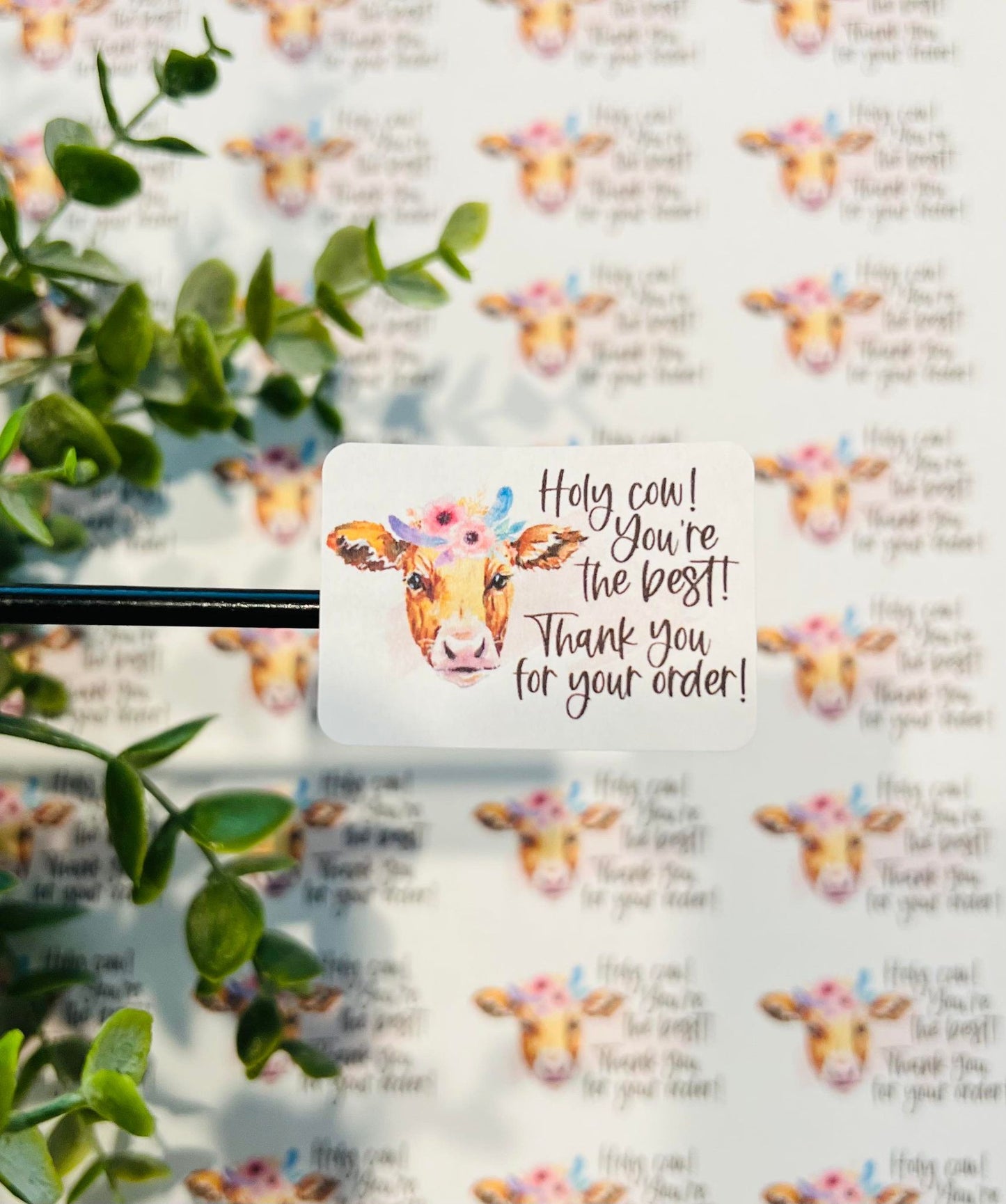 #60 Holy Cow! You're the best! thank you for your order!