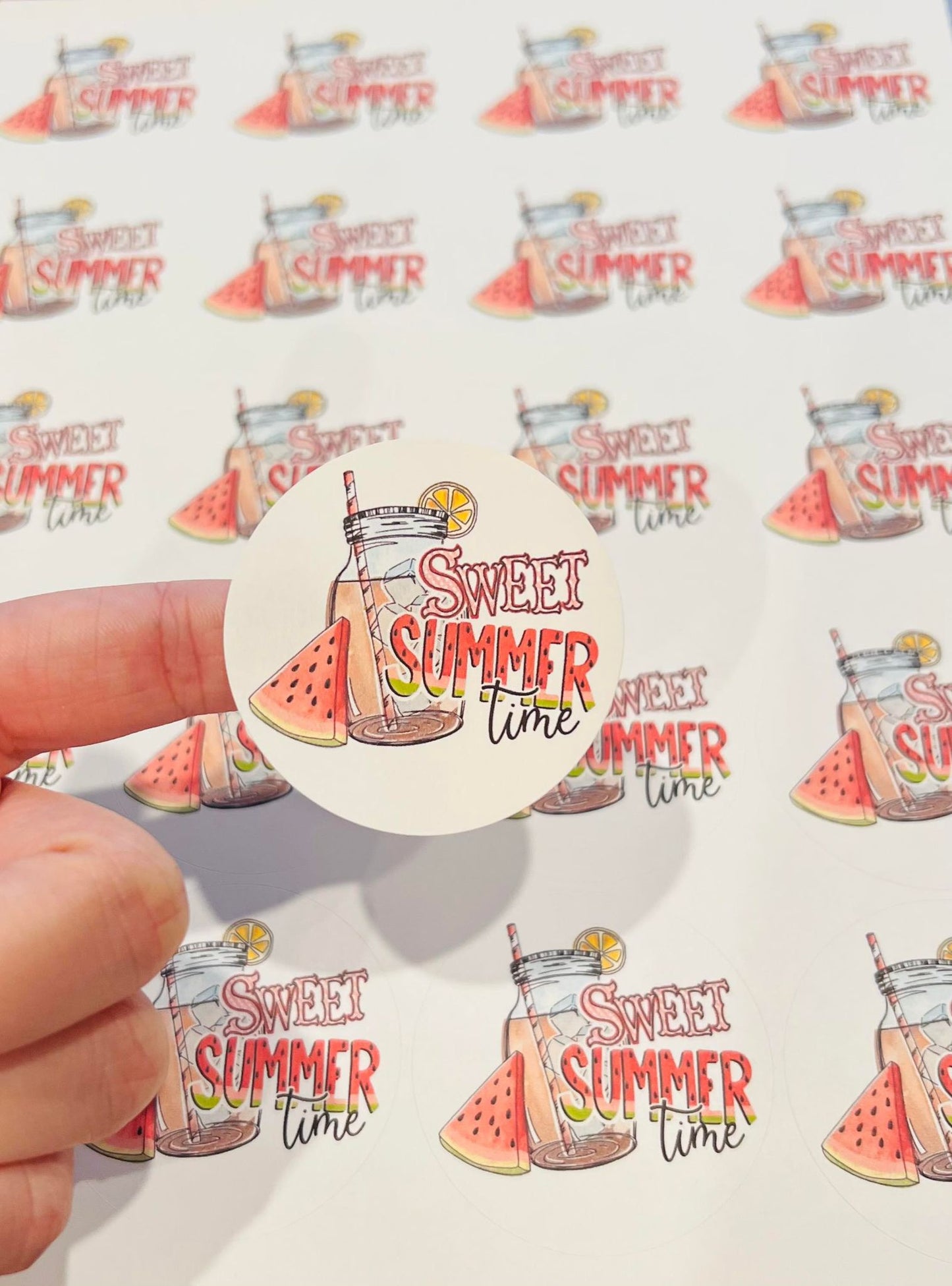 #95 sweet summer time 2inch circles