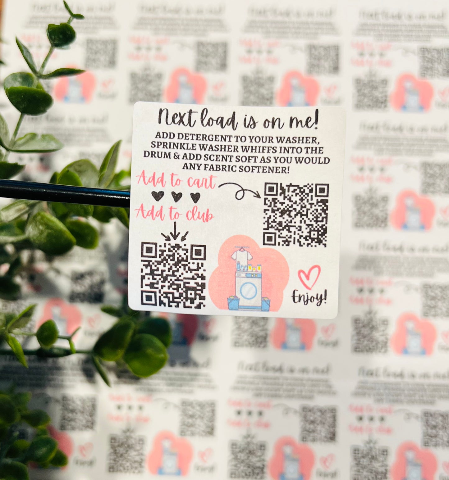 This wash is on me! 2x2 Square Stickers