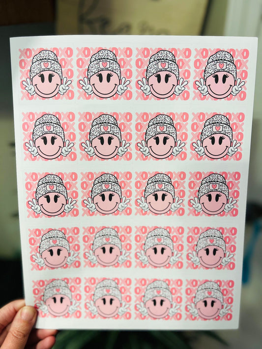 #717 -XOXO 2x2 stickers