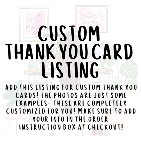 Thrive Thank You Cards - Can Customize
